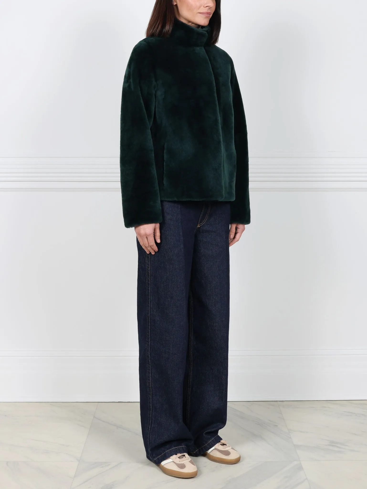 The Elaine Shearling Jacket sold by Pologeorgis product image thumbnail 4