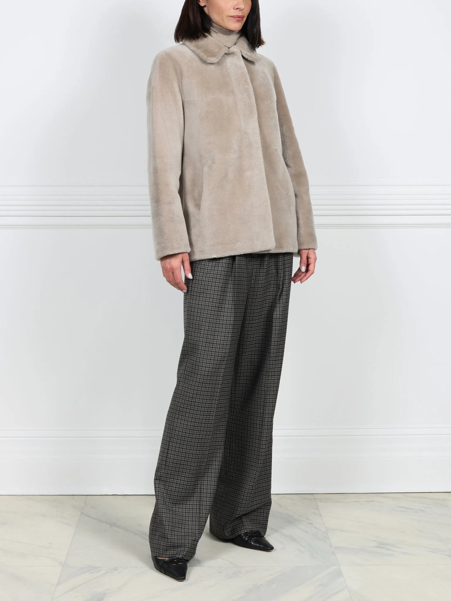 The Skye Shearling Jacket sold by Pologeorgis product image thumbnail 4