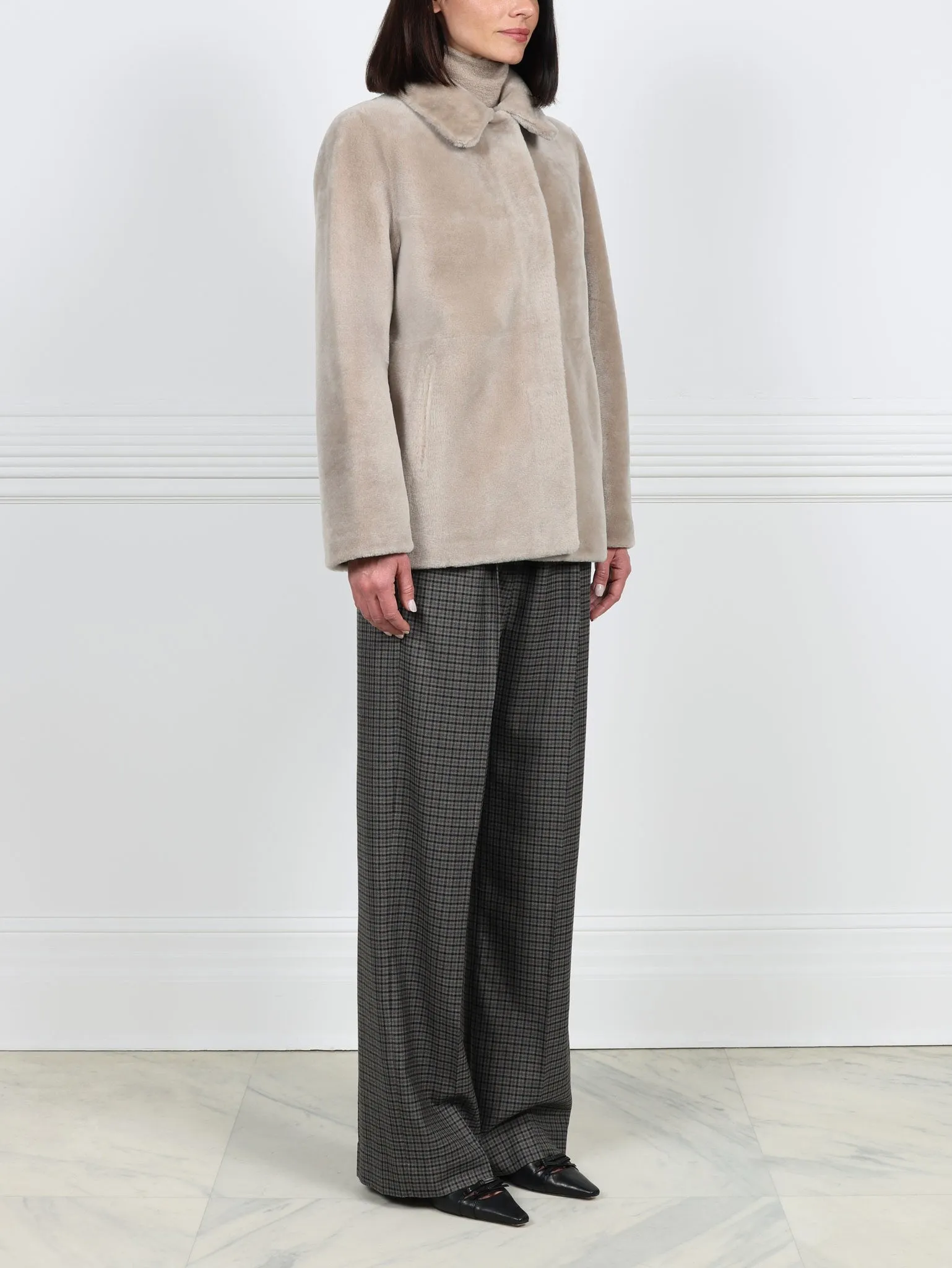 The Skye Shearling Jacket sold by Pologeorgis product image thumbnail 2