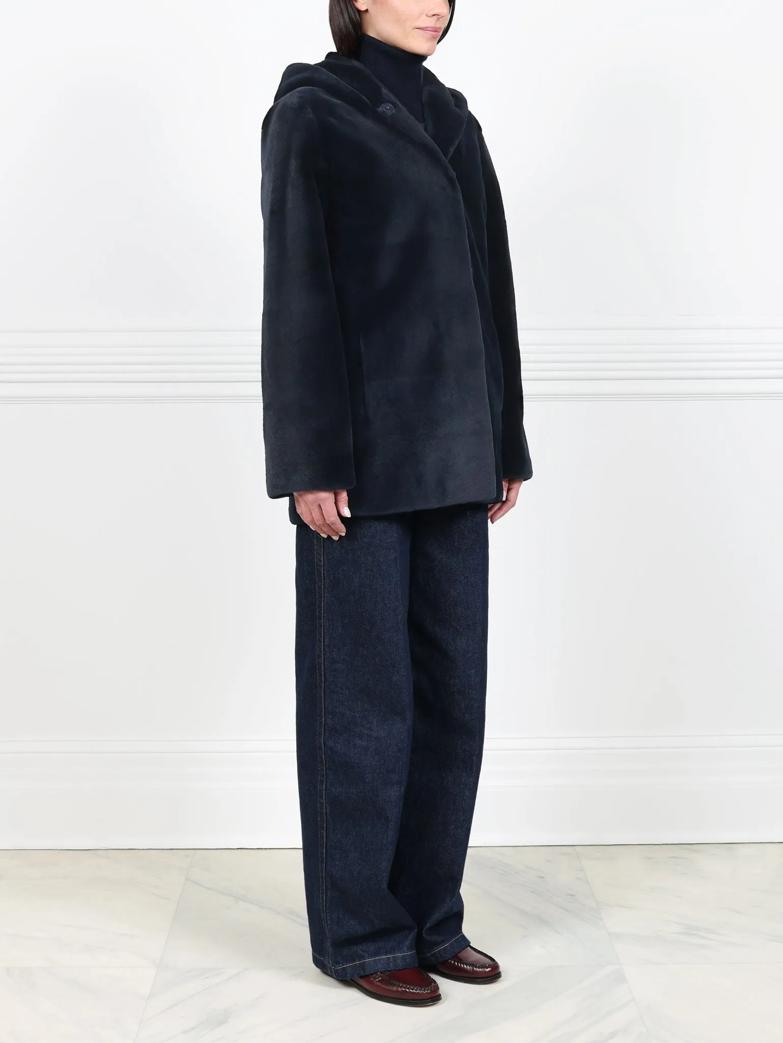 The Constance Sheared Mink Fur Jacket sold by Pologeorgis product image thumbnail 3