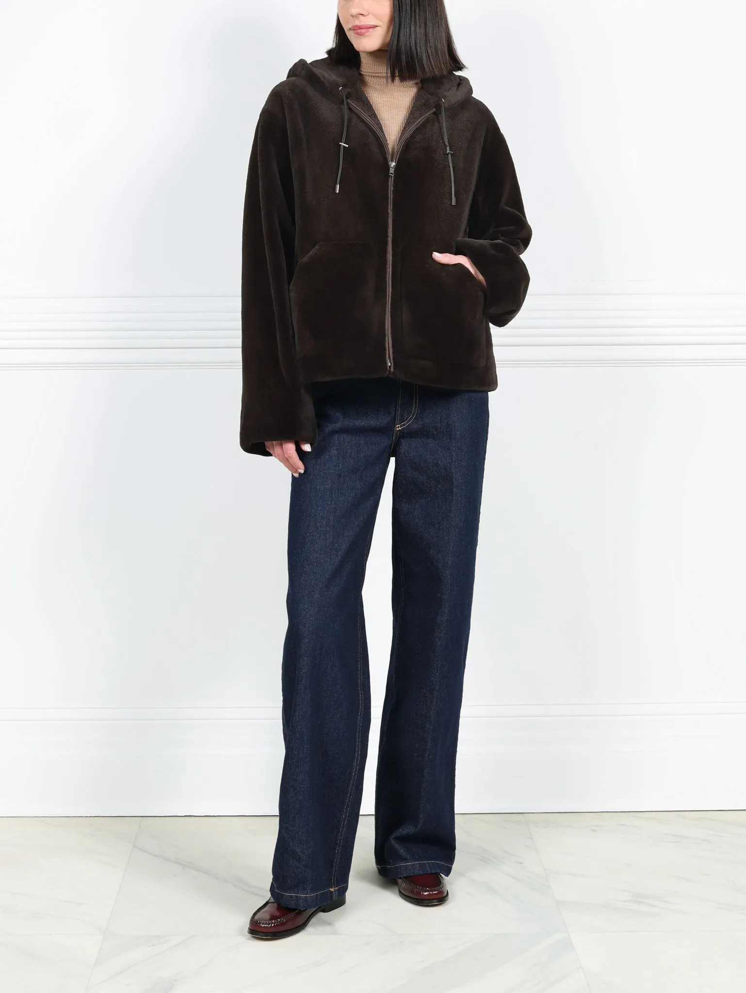 The Dahlia Sheared Mink Fur Jacket sold by Pologeorgis product image thumbnail 5