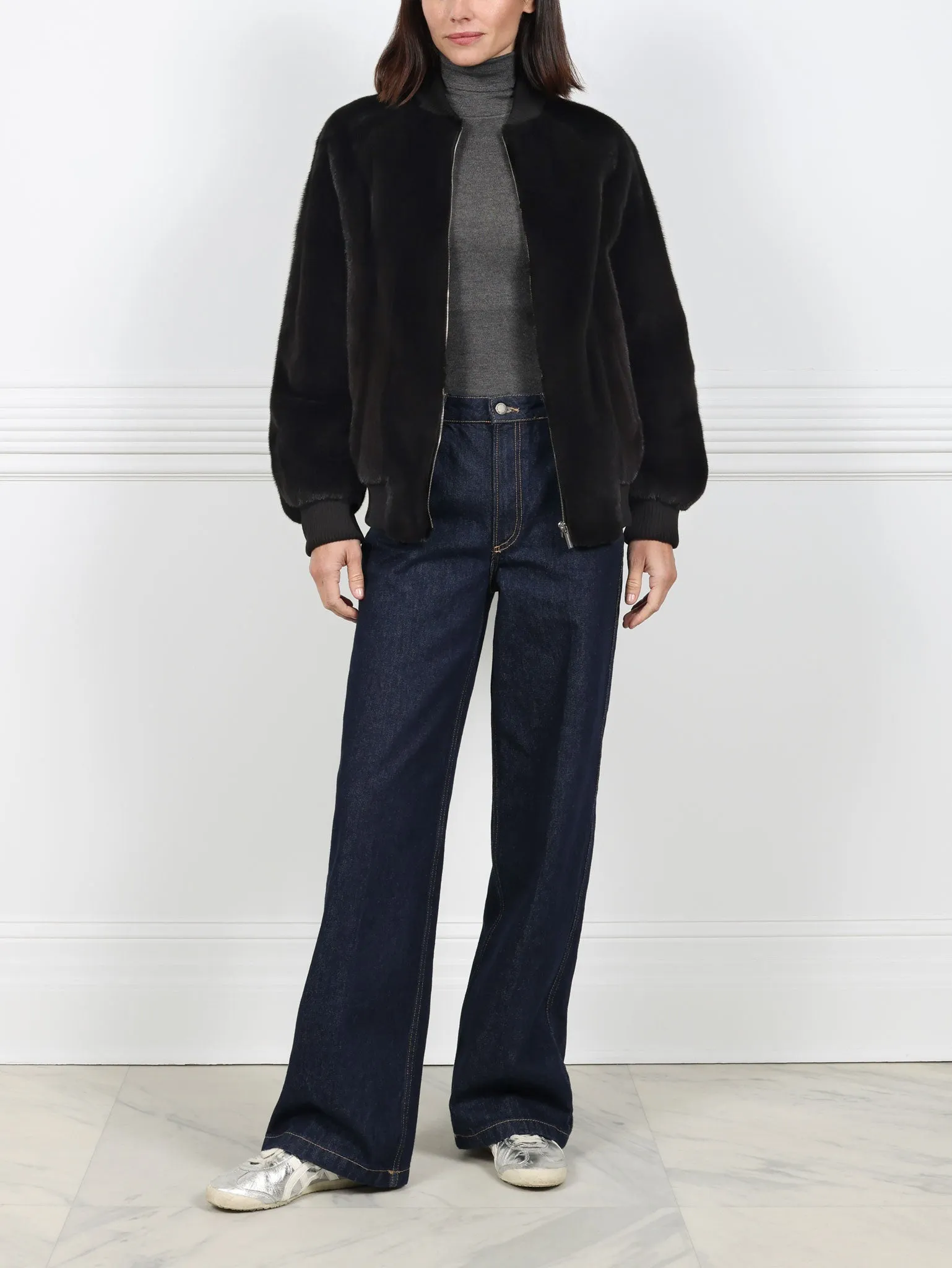 The Willard Mink Bomber Jacket sold by Pologeorgis product image thumbnail 3