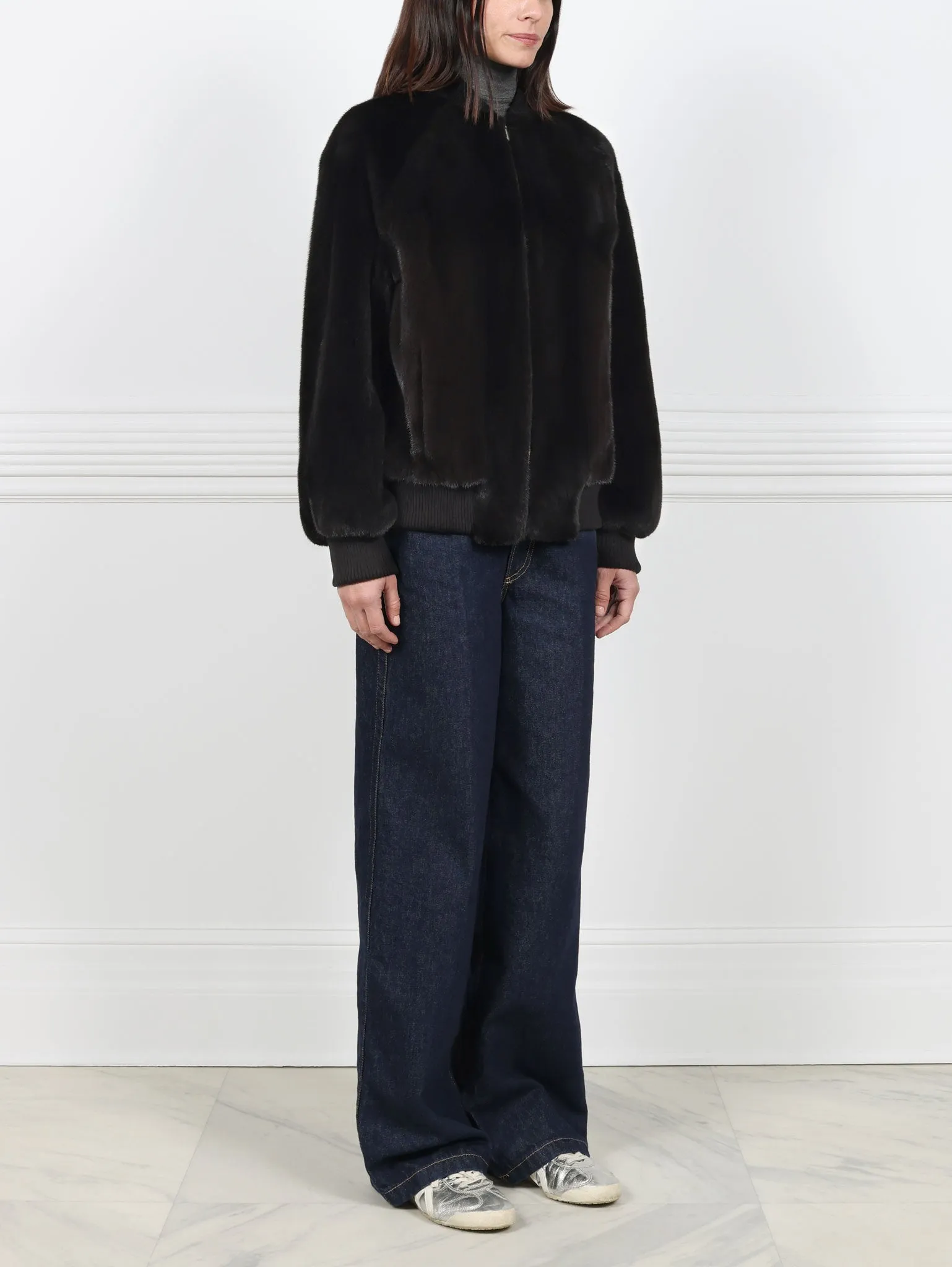 The Willard Mink Bomber Jacket sold by Pologeorgis product image thumbnail 5