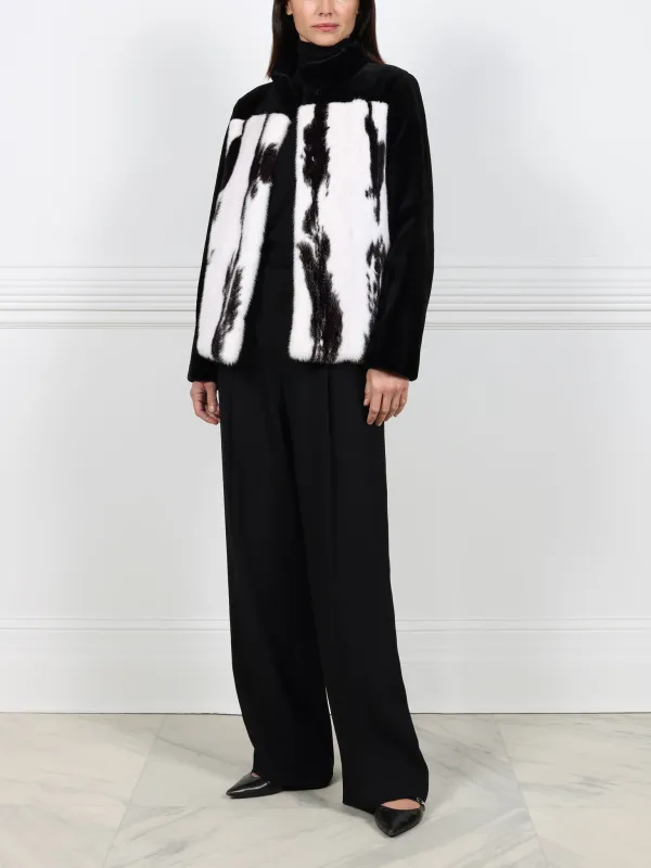The River Cross Mink and Sheared Mink Jacket sold by Pologeorgis