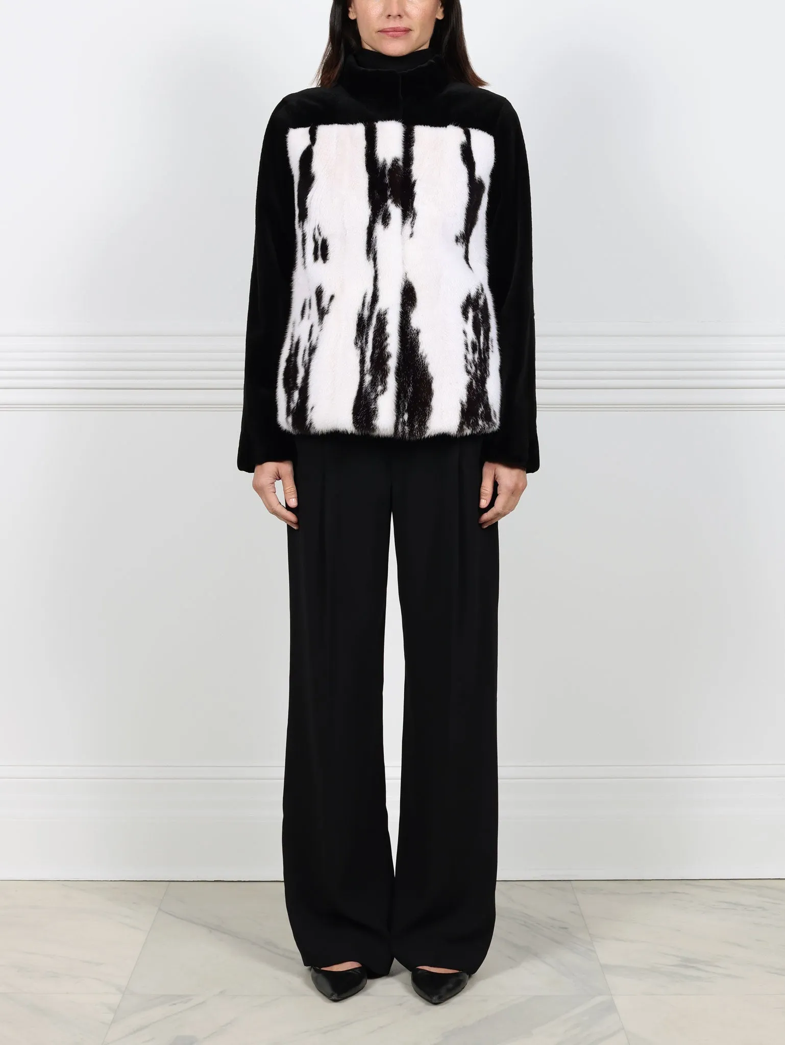 The River Cross Mink and Sheared Mink Jacket sold by Pologeorgis product image thumbnail 3