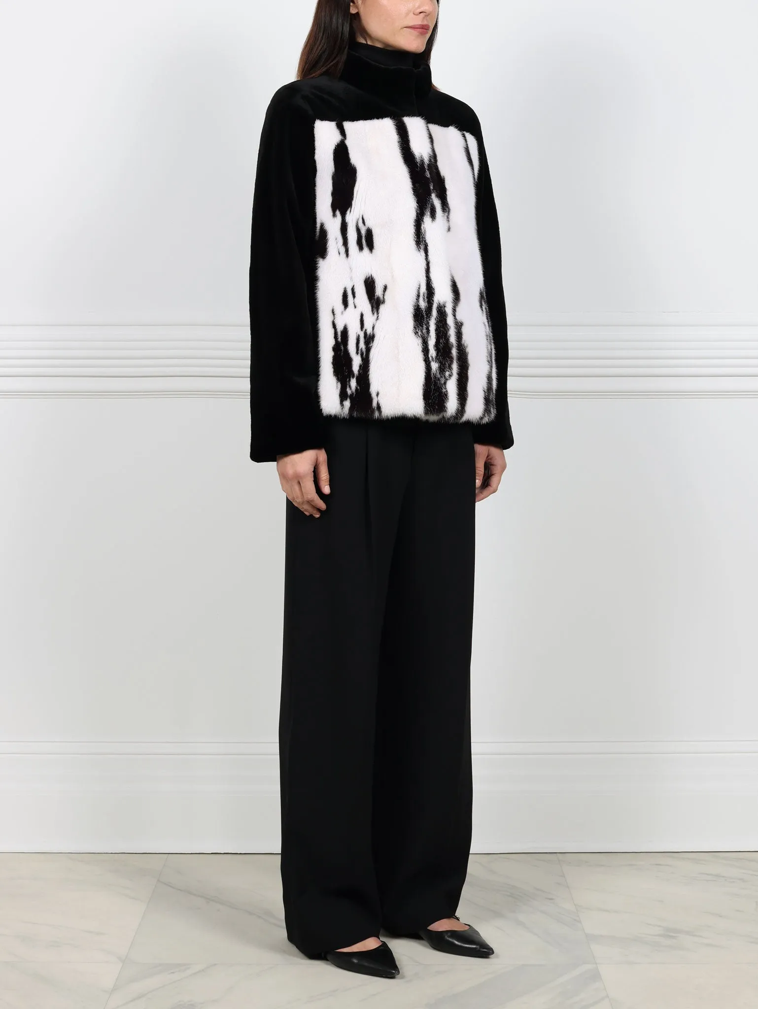 The River Cross Mink and Sheared Mink Jacket sold by Pologeorgis product image thumbnail 4