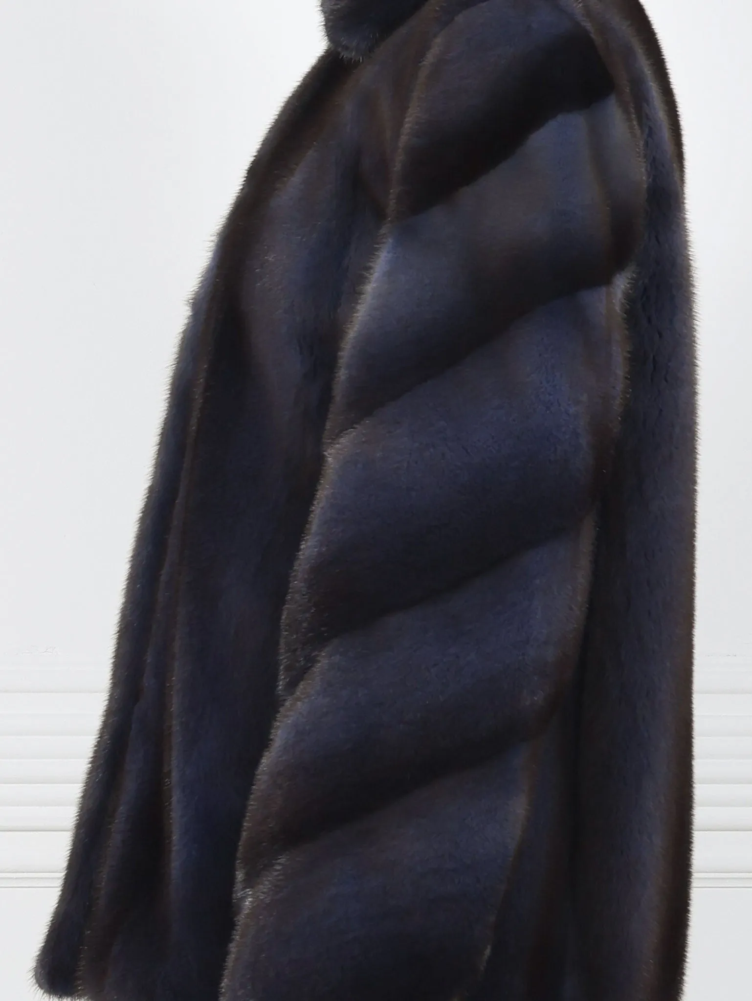 Mink Fur Jacket with Diagonal Sleeves sold by Pologeorgis product image thumbnail 2
