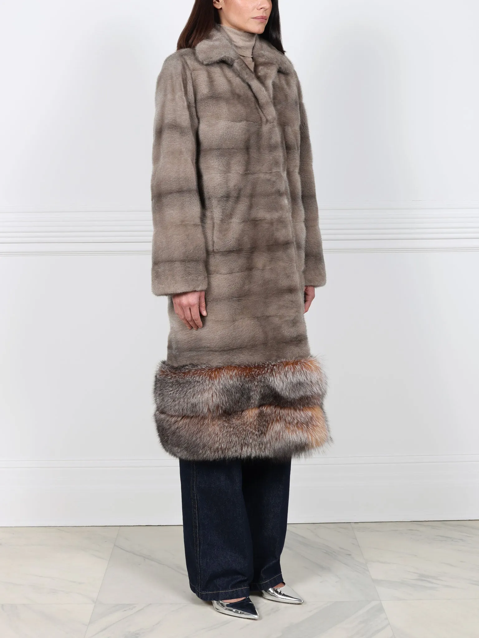 The Penny Mink and Fox Fur Coat sold by Pologeorgis product image thumbnail 3