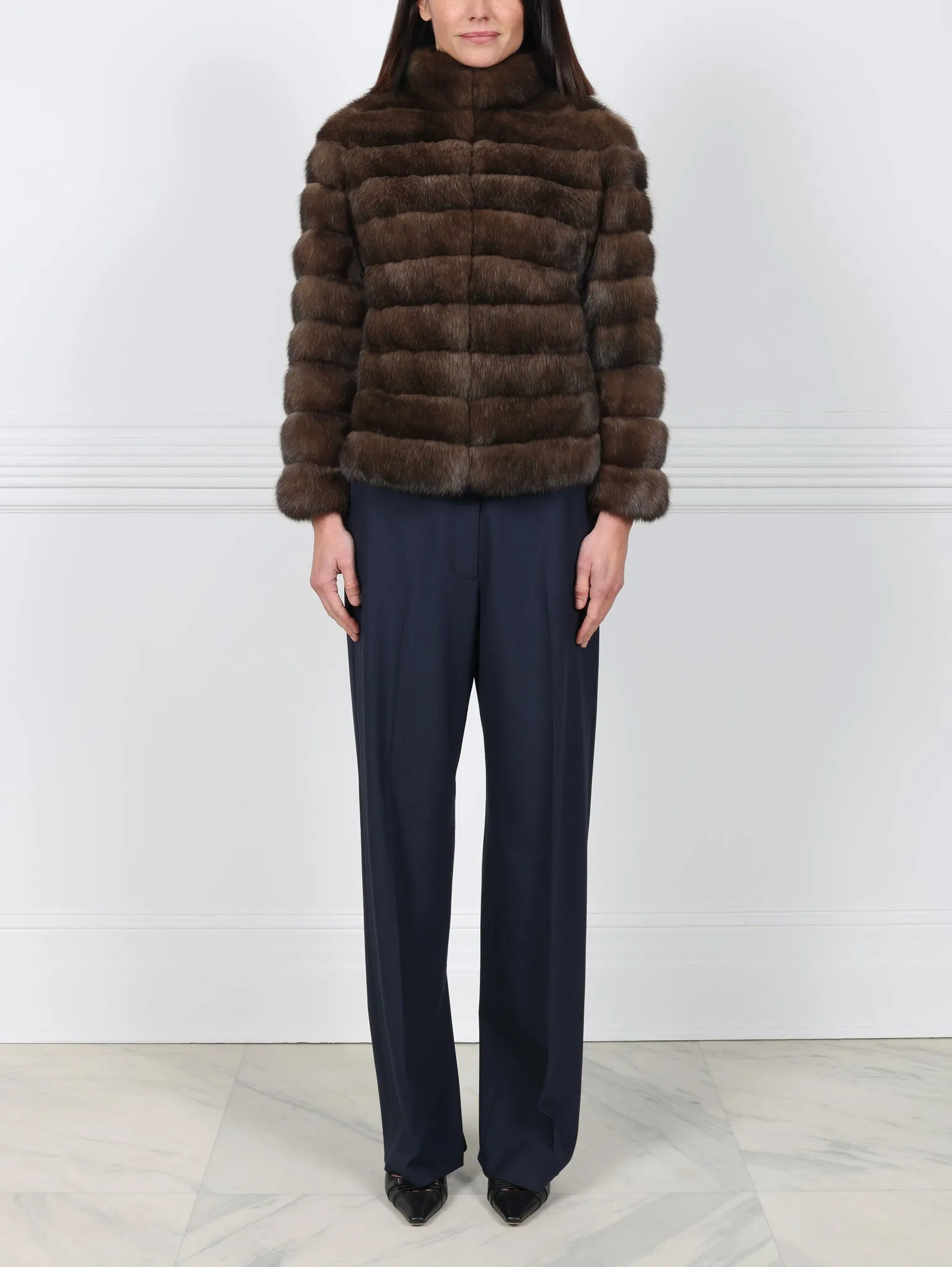 The Hannah Sable Fur Jacket sold by Pologeorgis product image thumbnail 2