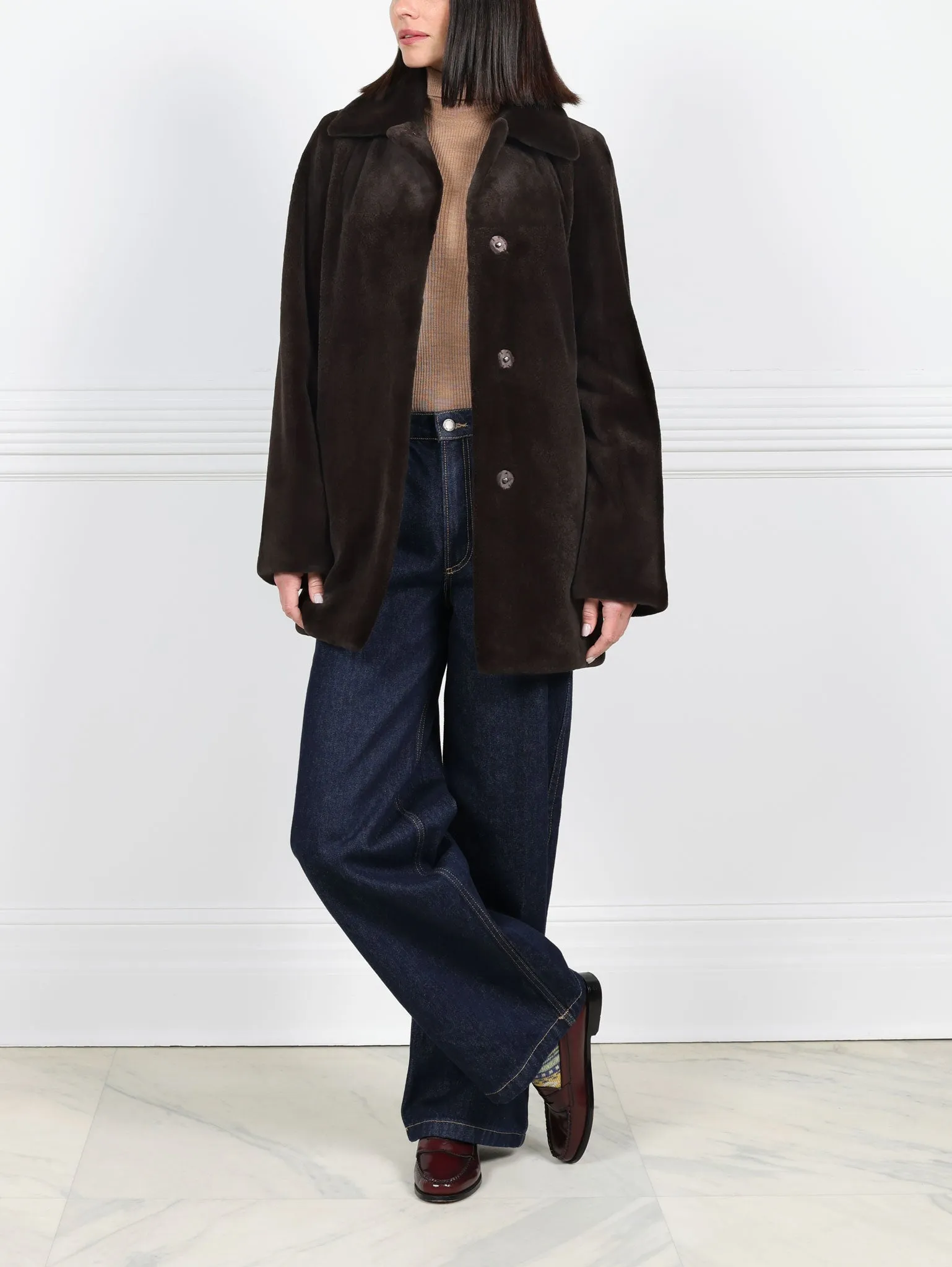 The Allegra Mink Fur Coat sold by Pologeorgis product image thumbnail 5