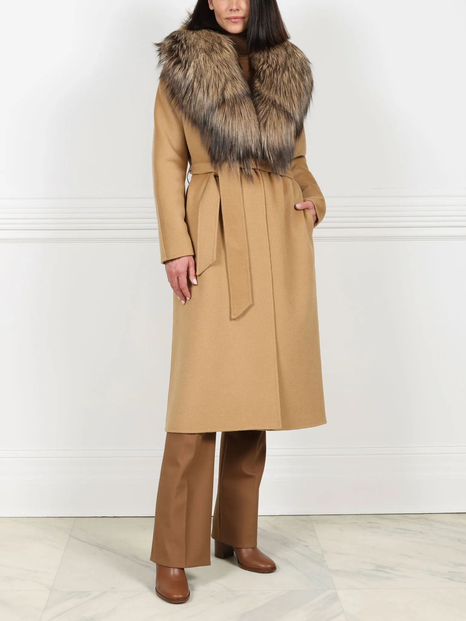 The Halona Double Face Coat sold by Pologeorgis