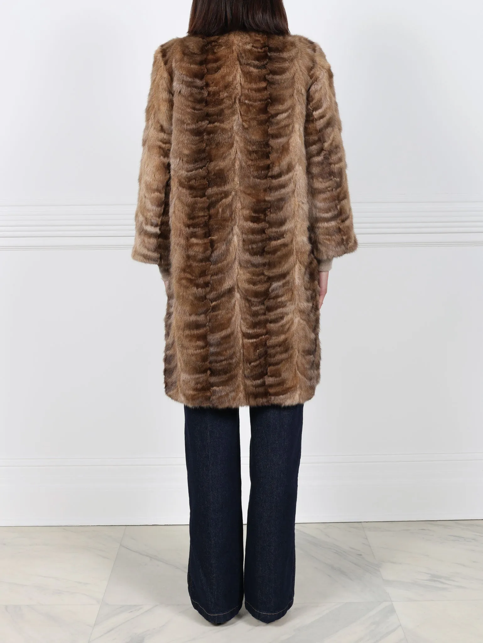 Upcycled Golden Sable Fur Coat sold by Pologeorgis product image thumbnail 4