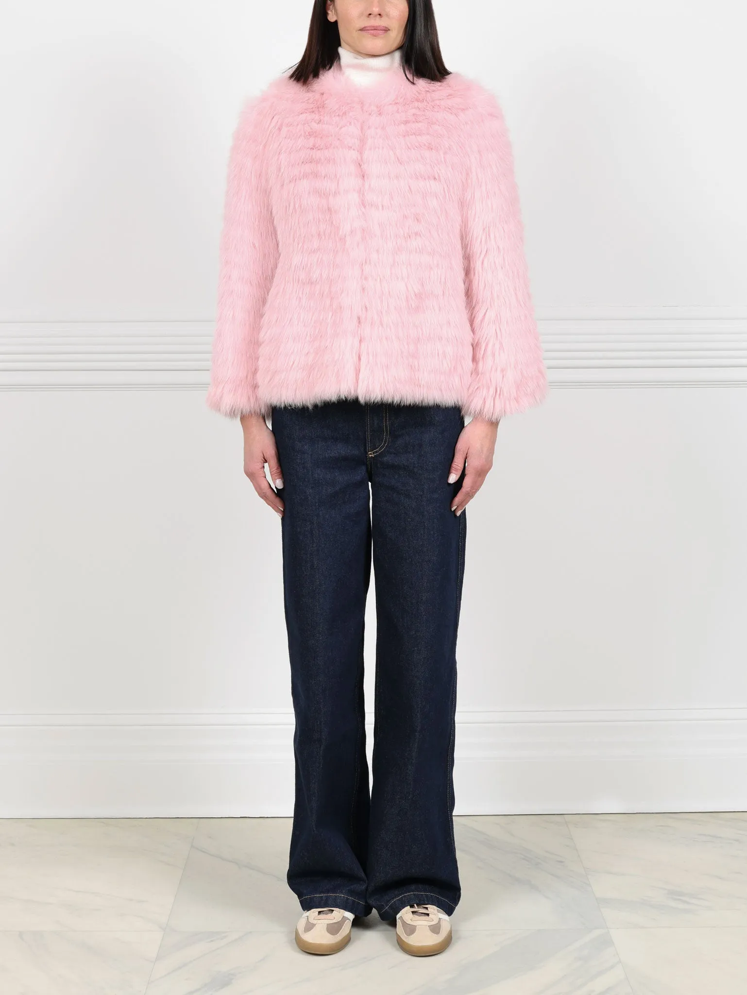 The Coral Dust Fur Jacket sold by Pologeorgis product image thumbnail 4