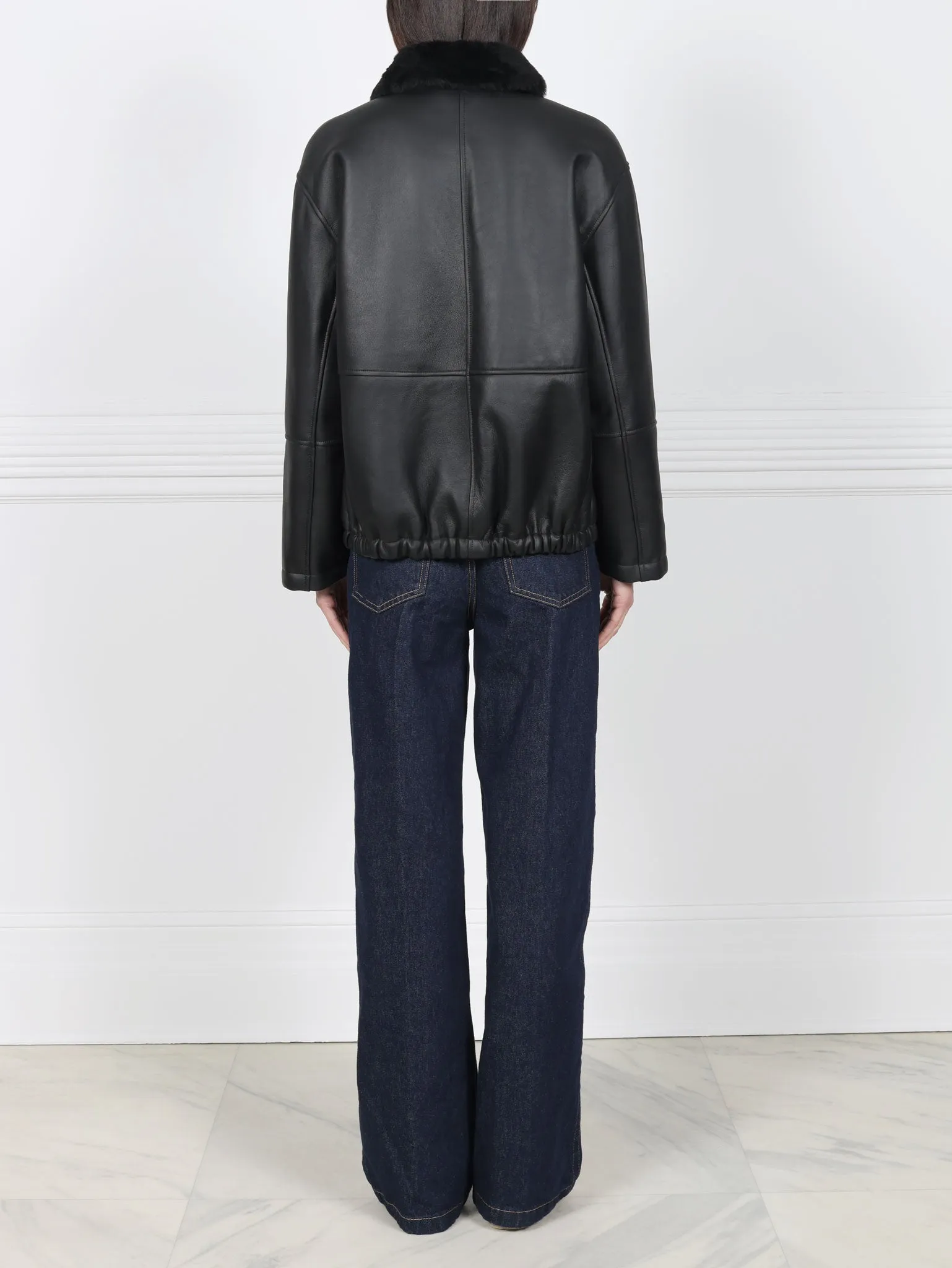 The Raider Shearling Jacket sold by Pologeorgis product image thumbnail 5