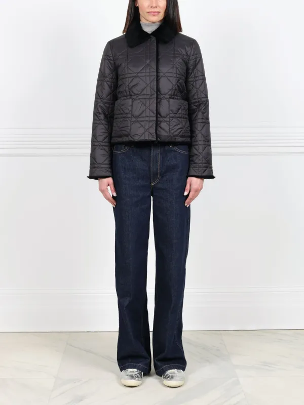 Quilted Sheared Fur Reversible Jacket sold by Pologeorgis