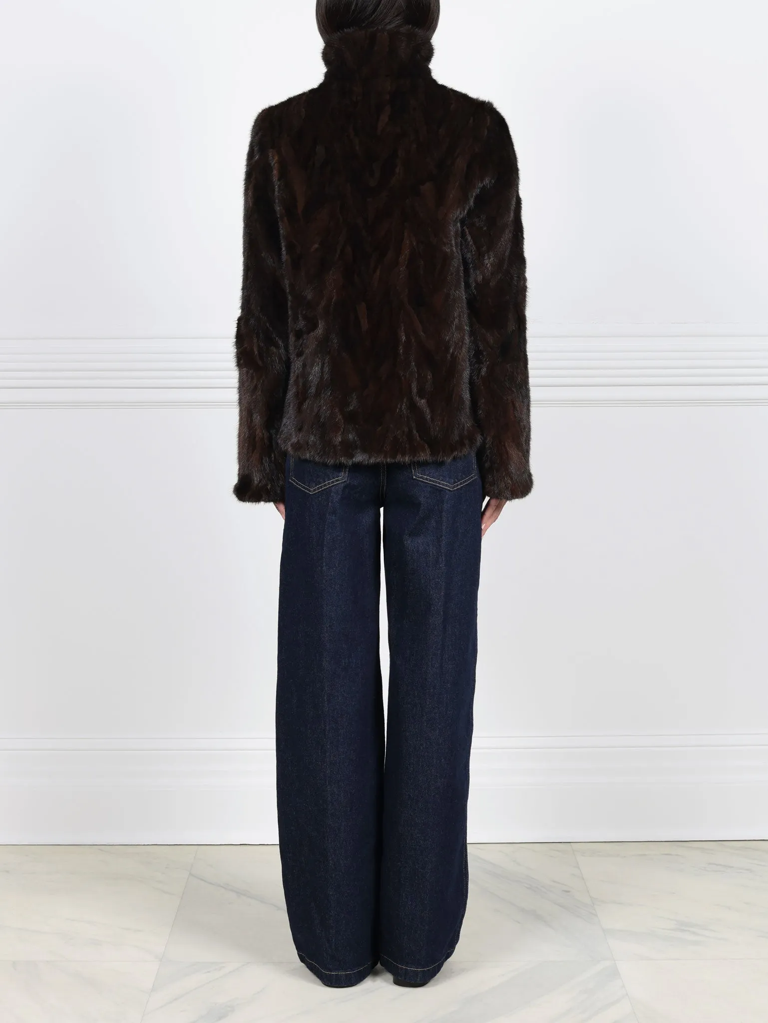 Upcycled Mink Fur Jacket sold by Pologeorgis product image thumbnail 3