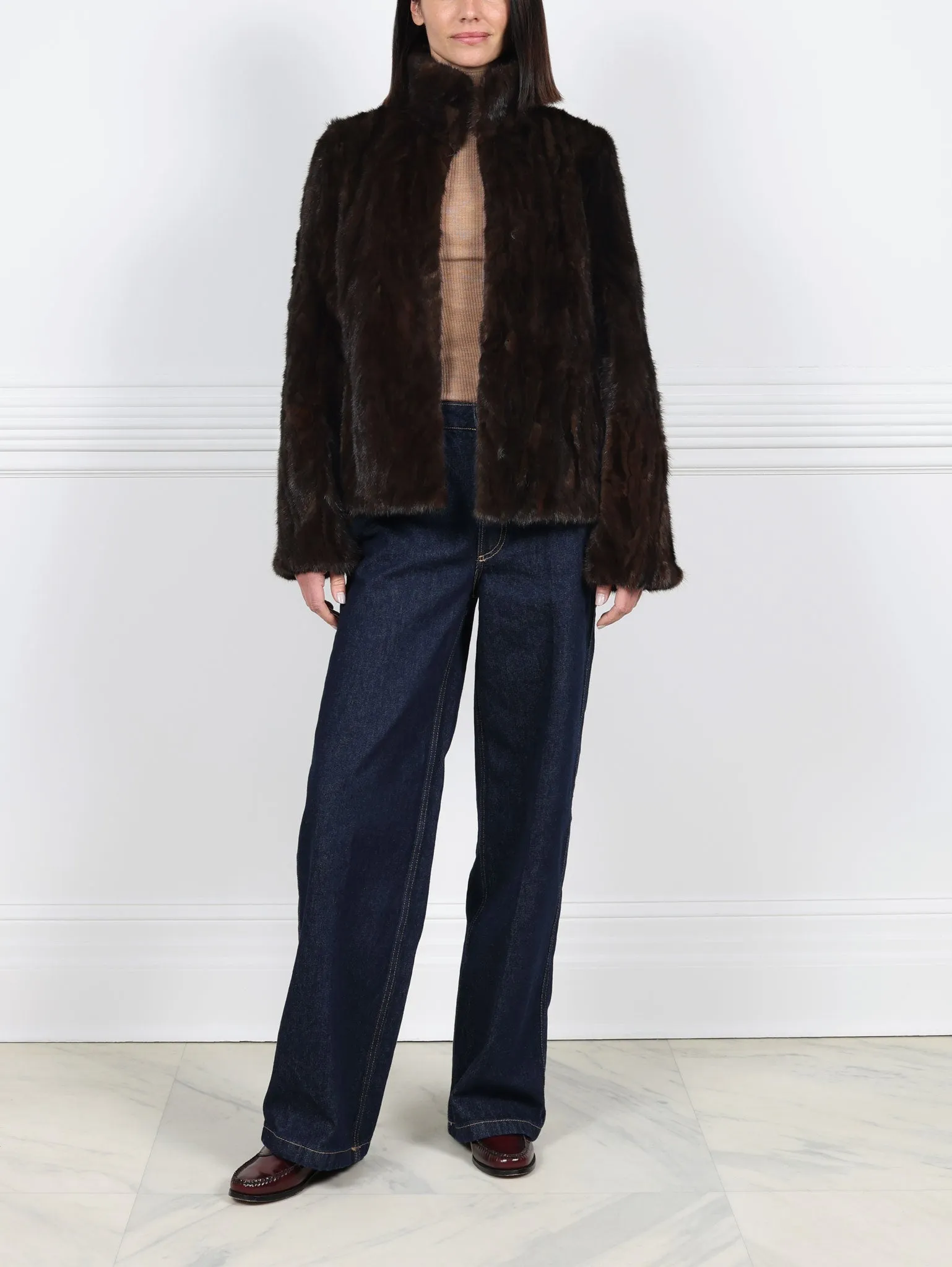 Upcycled Mink Fur Jacket sold by Pologeorgis product image thumbnail 4