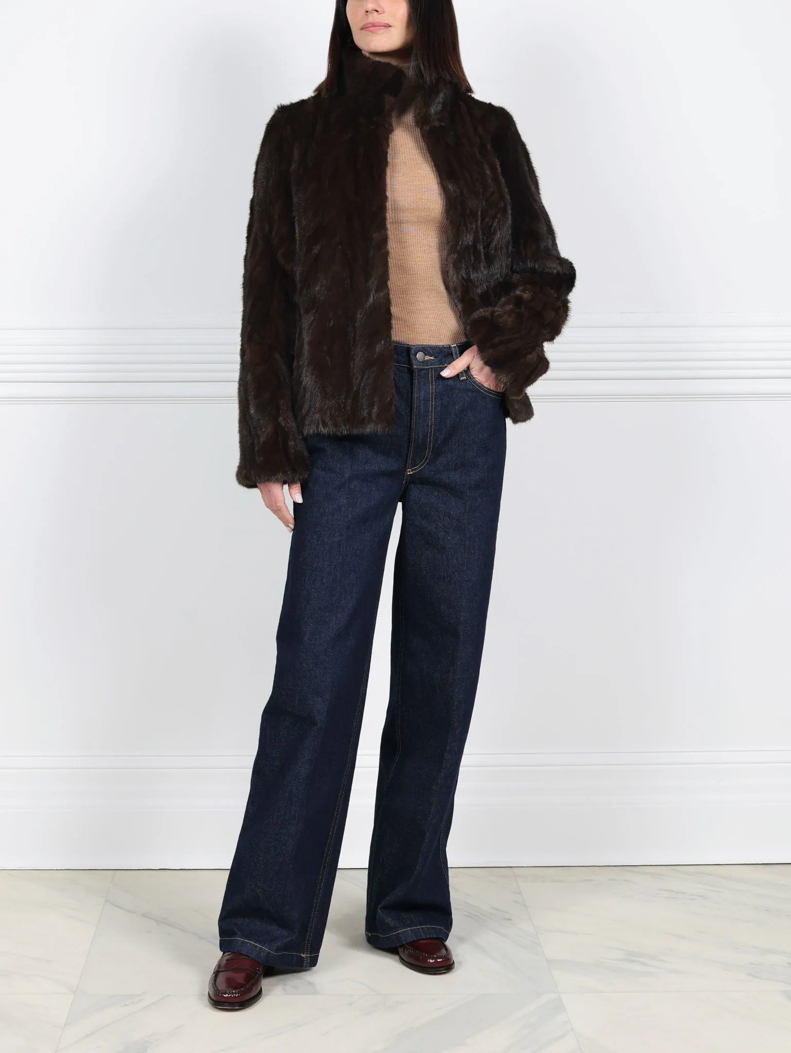 Upcycled Mink Fur Jacket sold by Pologeorgis product image thumbnail 5