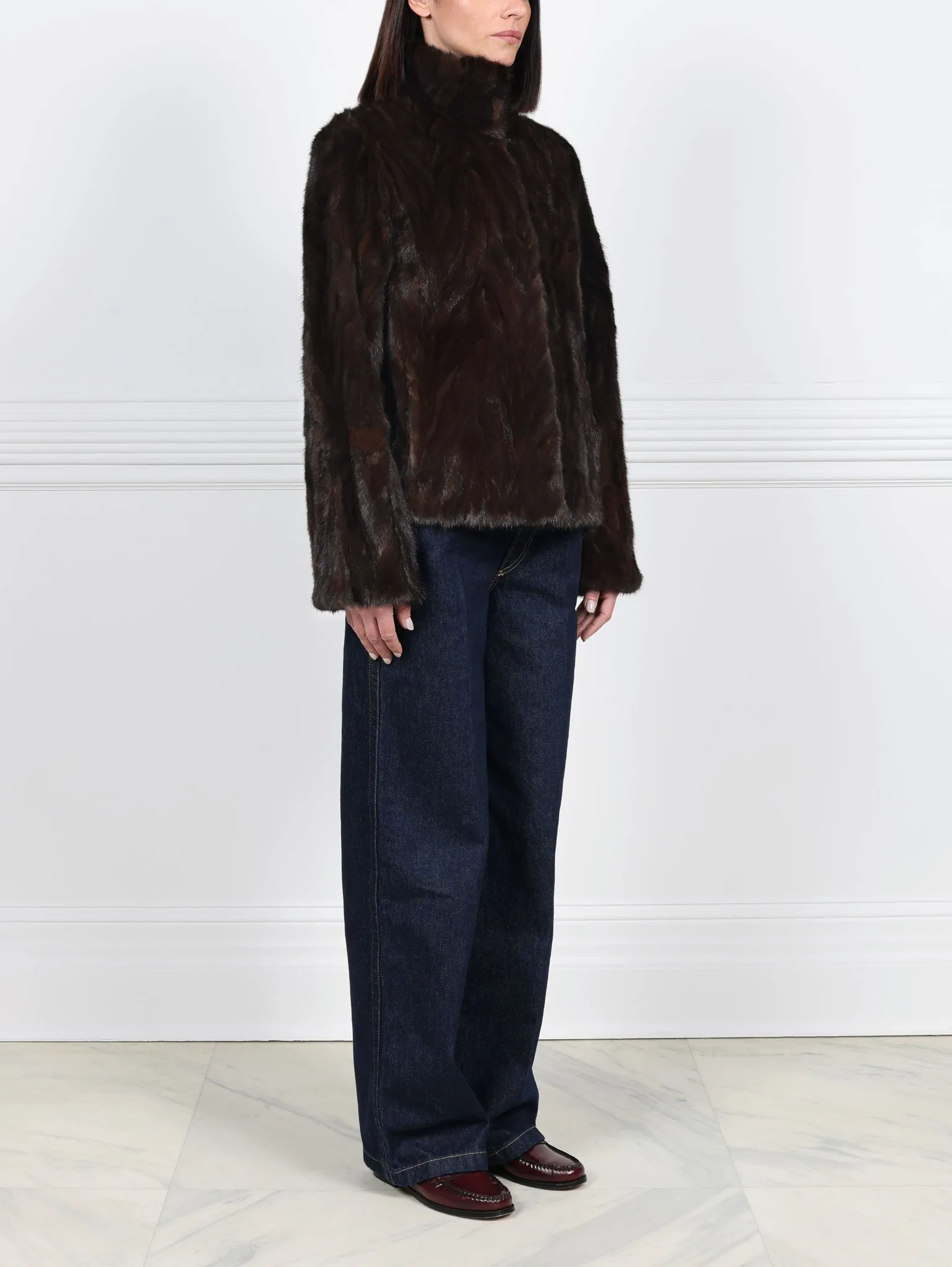 Upcycled Mink Fur Jacket sold by Pologeorgis product image thumbnail 2