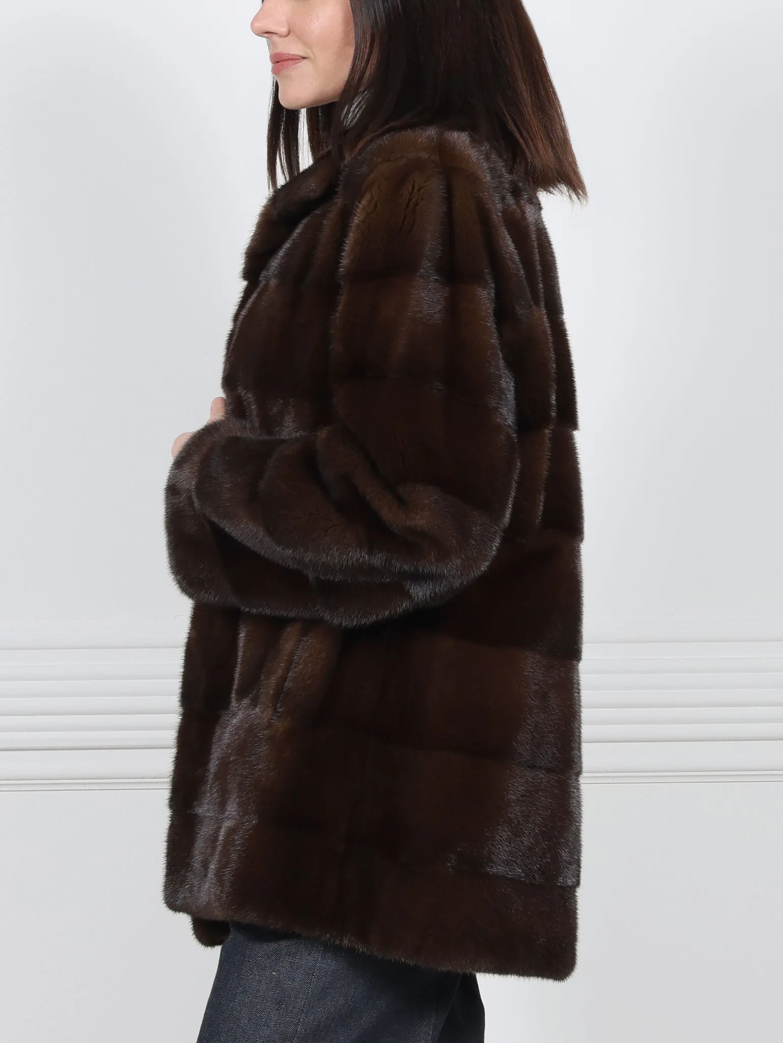 The Grace Mink Fur Jacket sold by Pologeorgis product image thumbnail 2