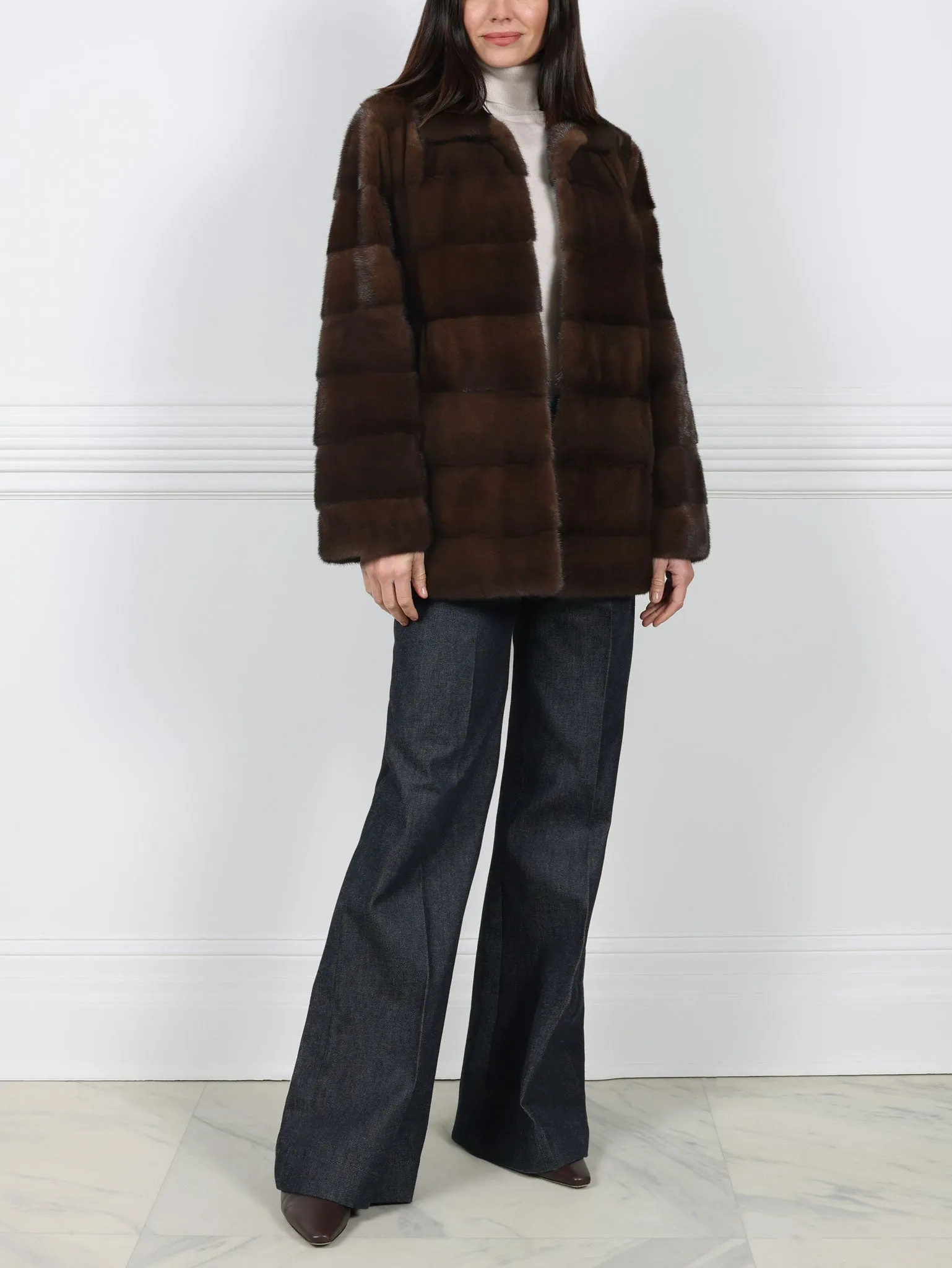 The Grace Mink Fur Jacket sold by Pologeorgis product image thumbnail 3