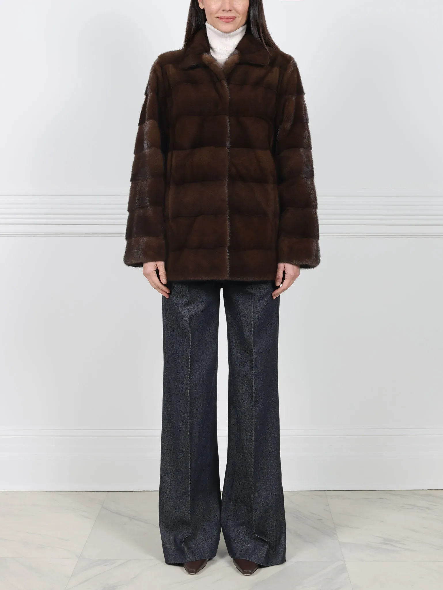 The Grace Mink Fur Jacket sold by Pologeorgis