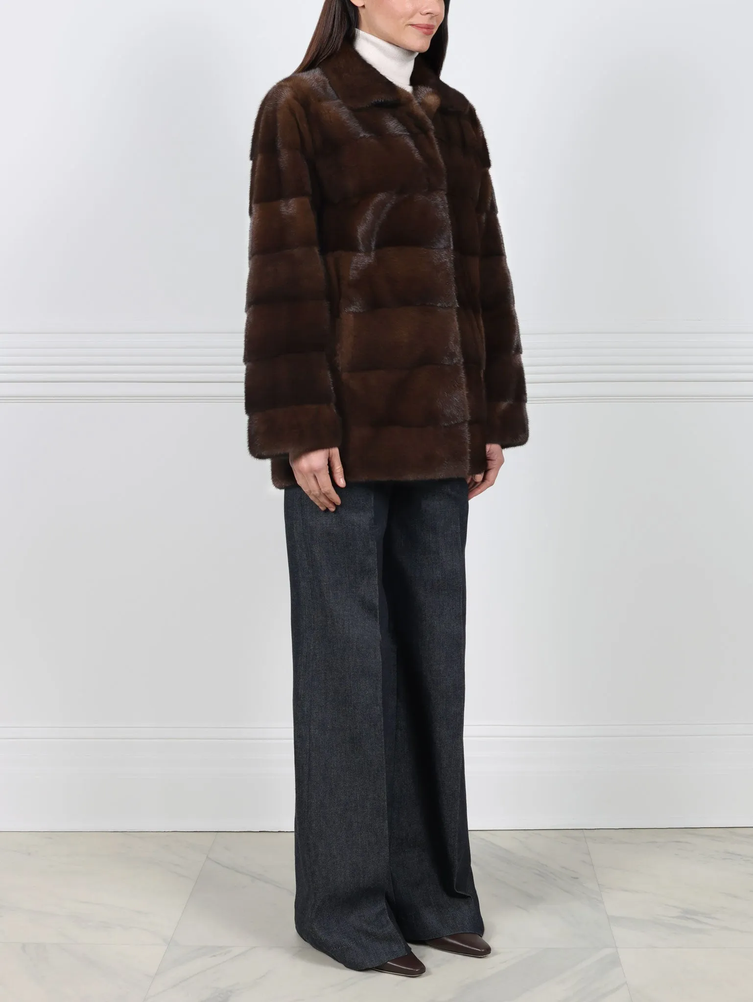 The Grace Mink Fur Jacket sold by Pologeorgis product image thumbnail 4