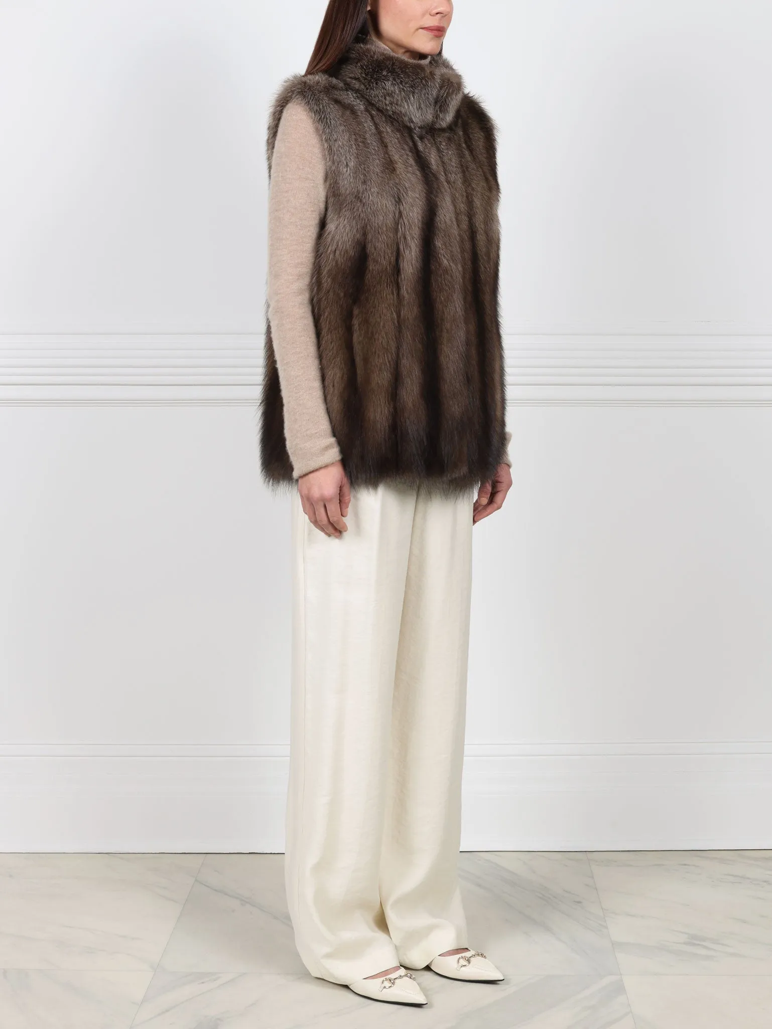 Fisher Fur Vest sold by Pologeorgis product image thumbnail 4