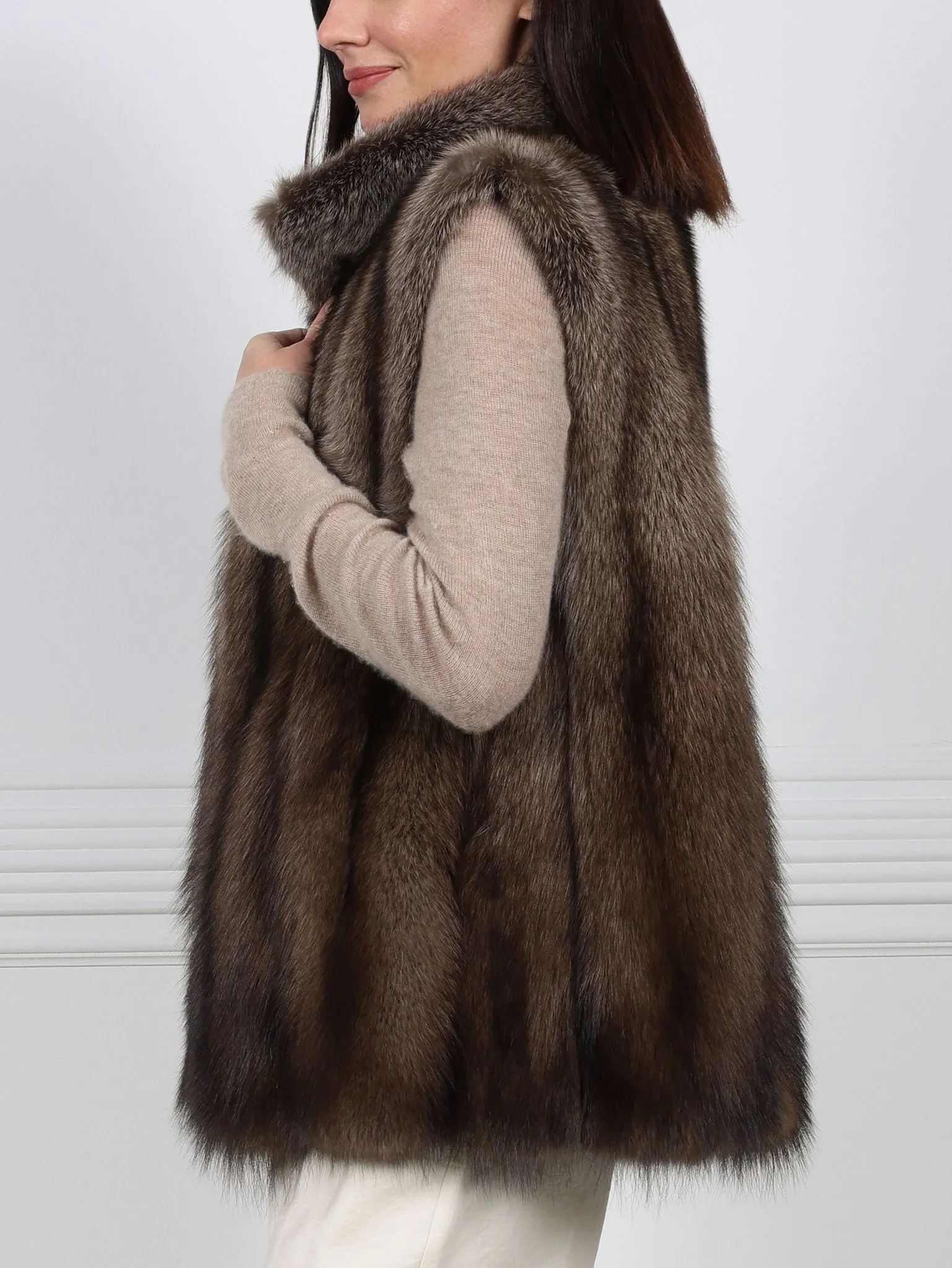 Fisher Fur Vest sold by Pologeorgis product image thumbnail 2