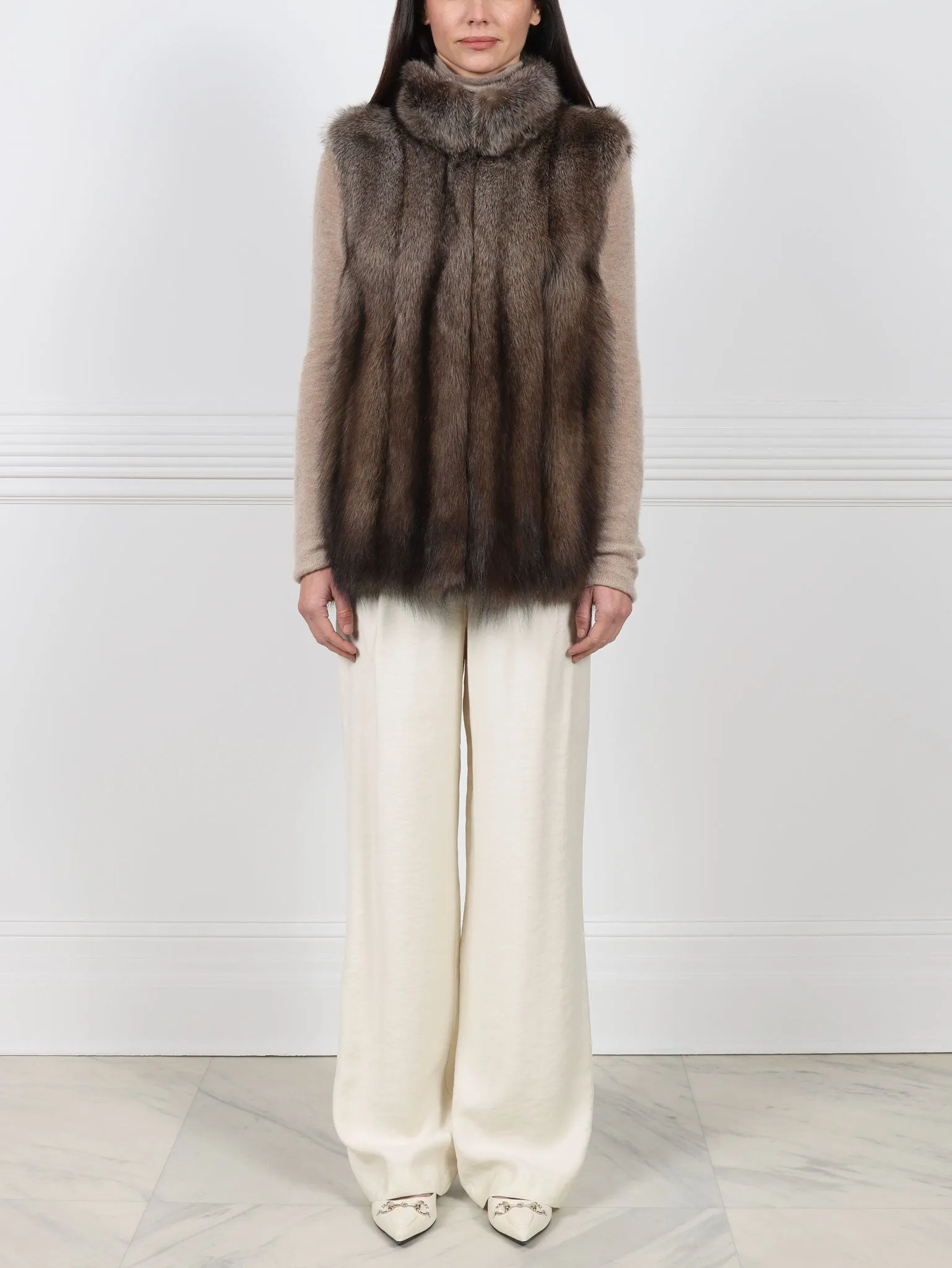 Fisher Fur Vest sold by Pologeorgis product image thumbnail 3