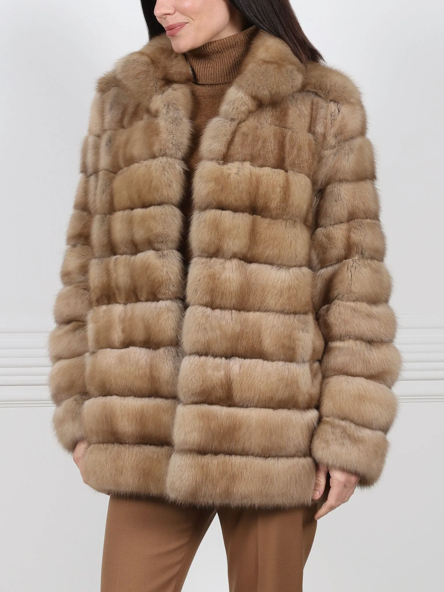 The Grace Sable Fur Jacket sold by Pologeorgis product image thumbnail 2