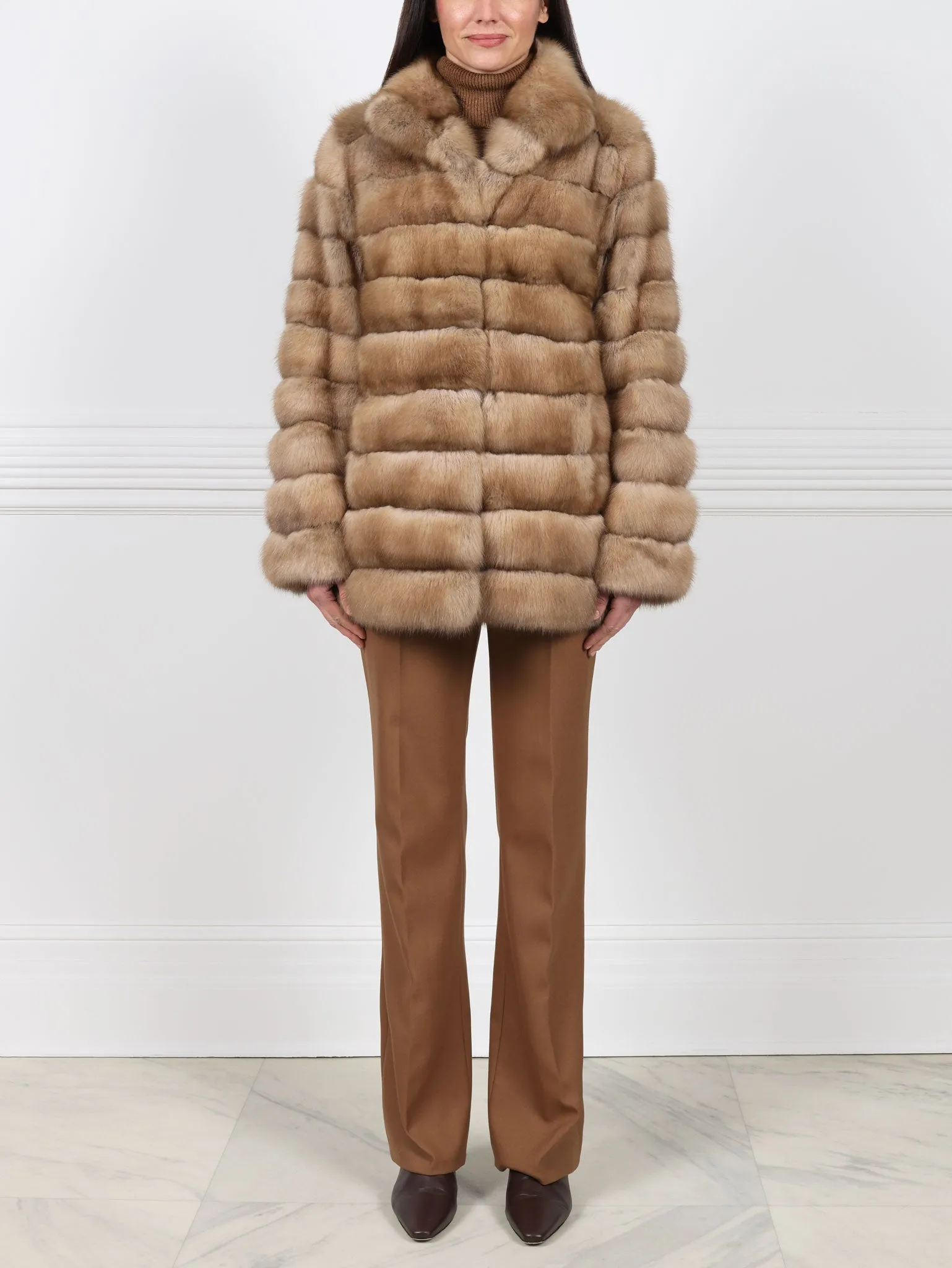 The Grace Sable Fur Jacket sold by Pologeorgis product image thumbnail 4