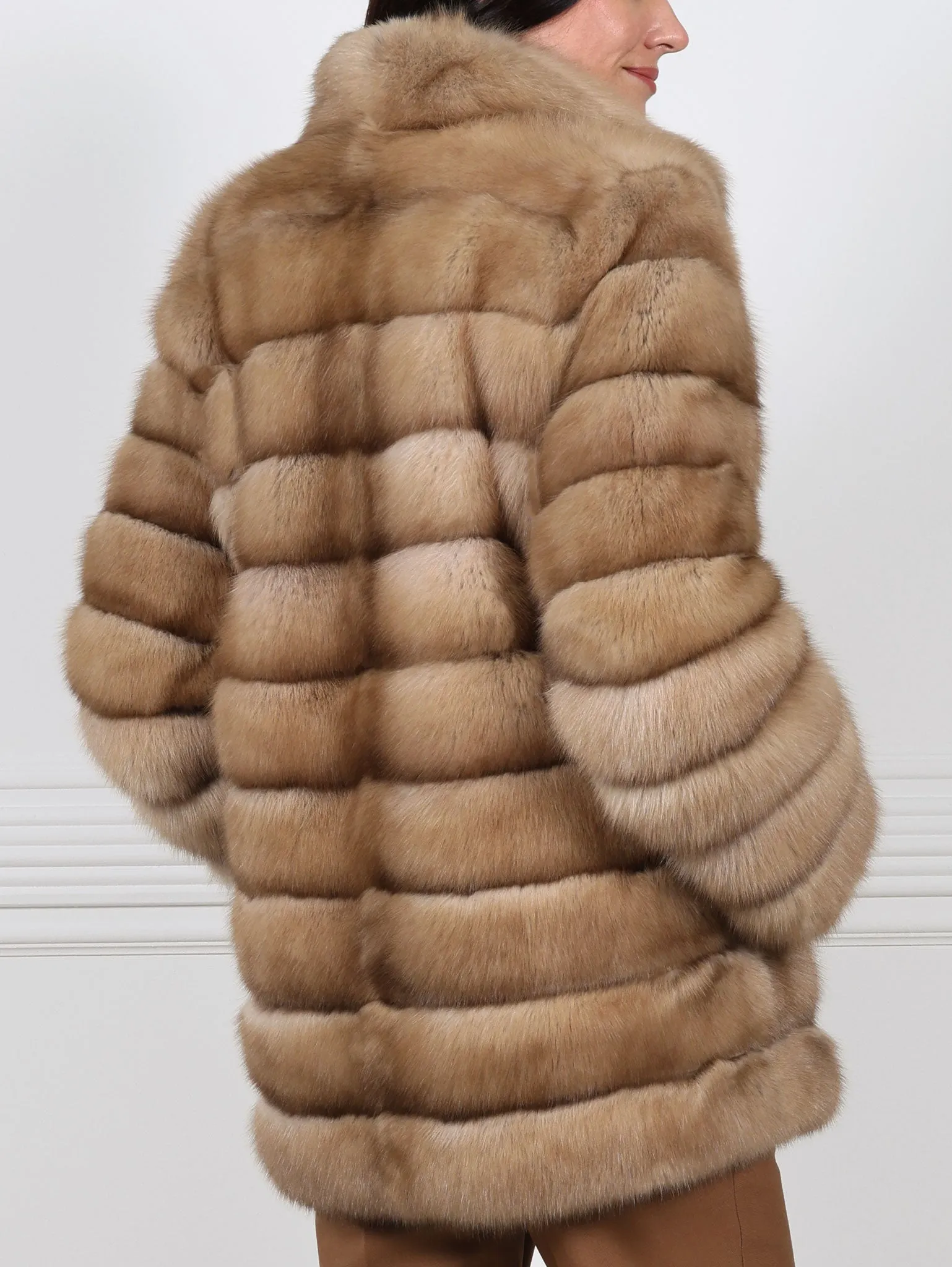 The Grace Sable Fur Jacket sold by Pologeorgis product image thumbnail 3