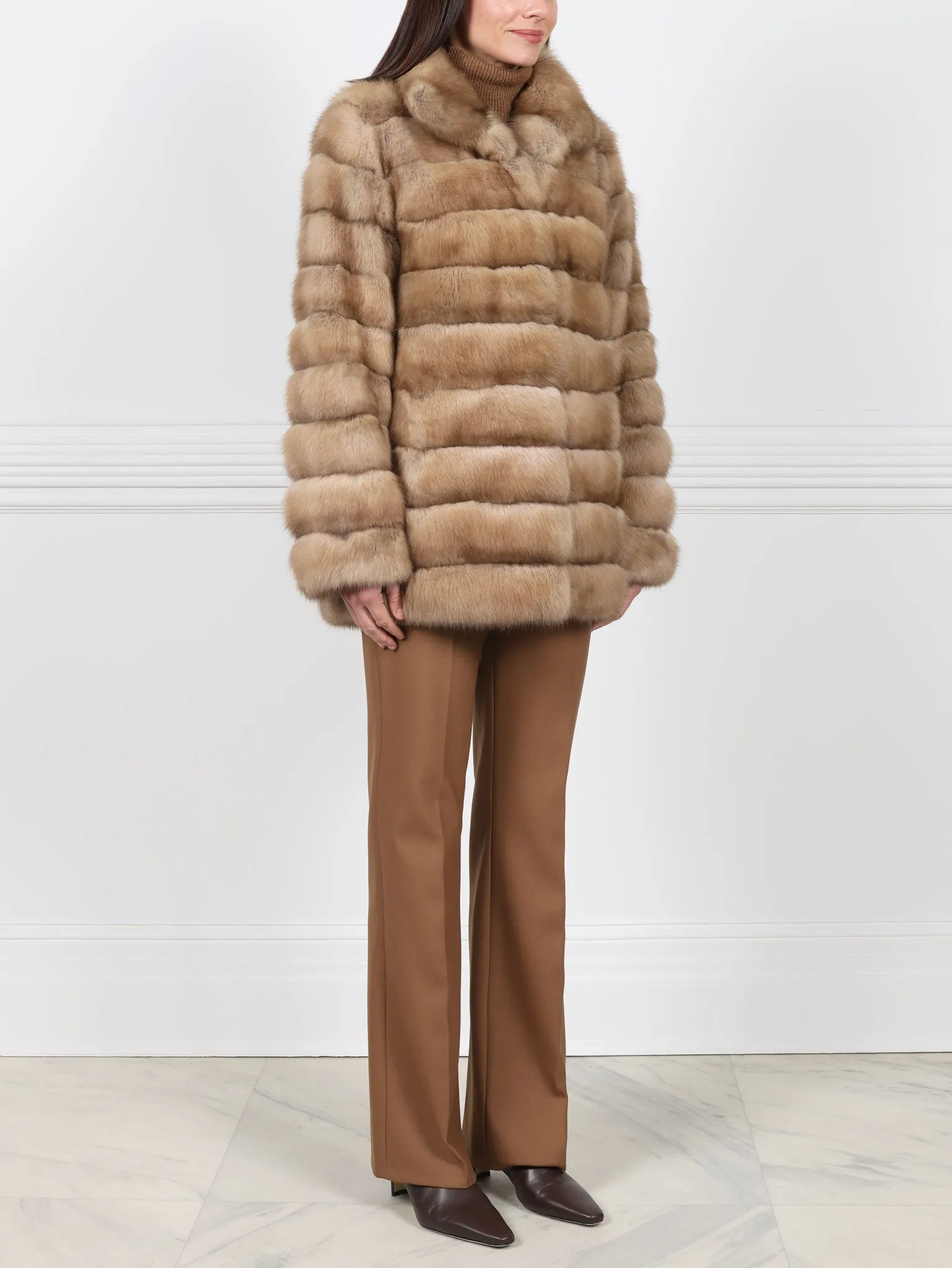 The Grace Sable Fur Jacket sold by Pologeorgis product image thumbnail 5