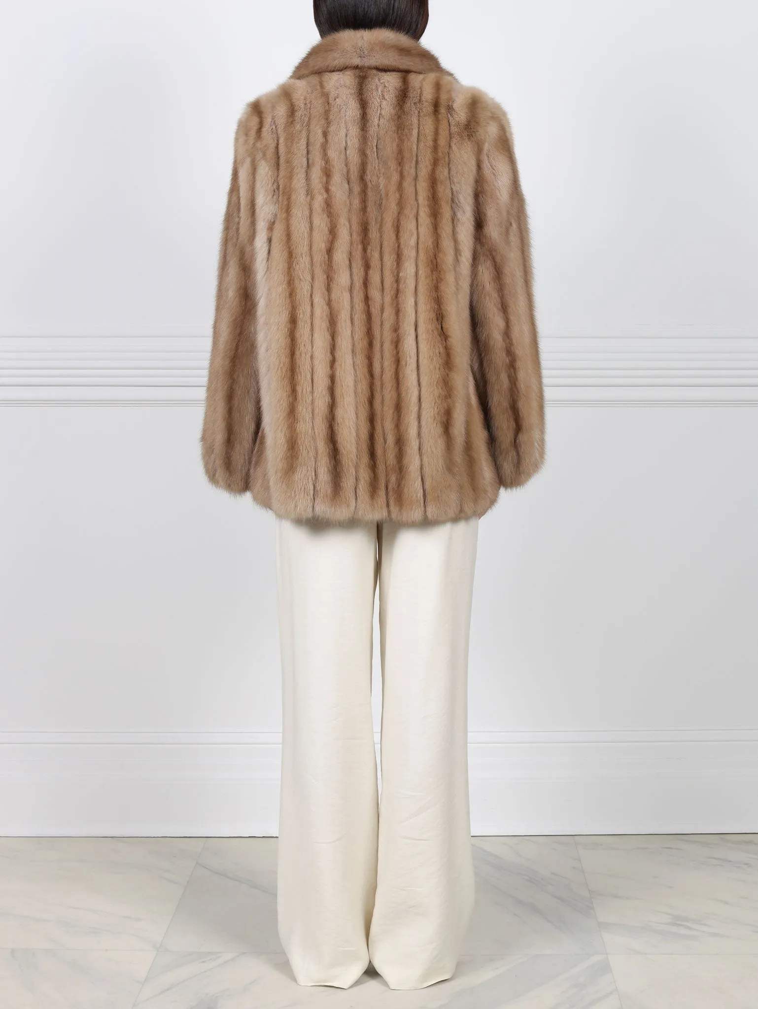 The Honey Sable Fur Jacket sold by Pologeorgis product image thumbnail 5