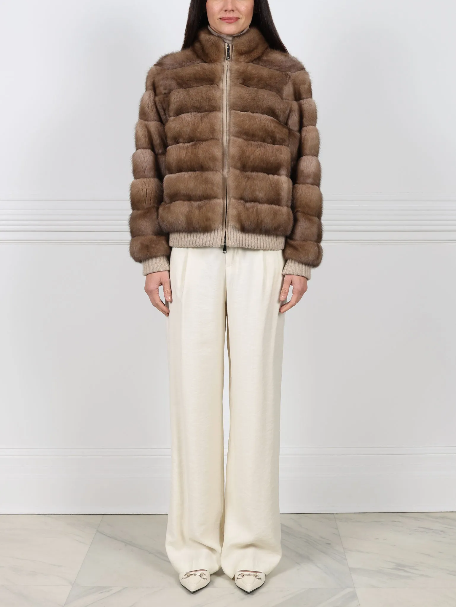 The Anya Sable Fur Jacket sold by Pologeorgis product image thumbnail 2