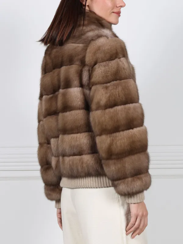 The Anya Sable Fur Jacket sold by Pologeorgis