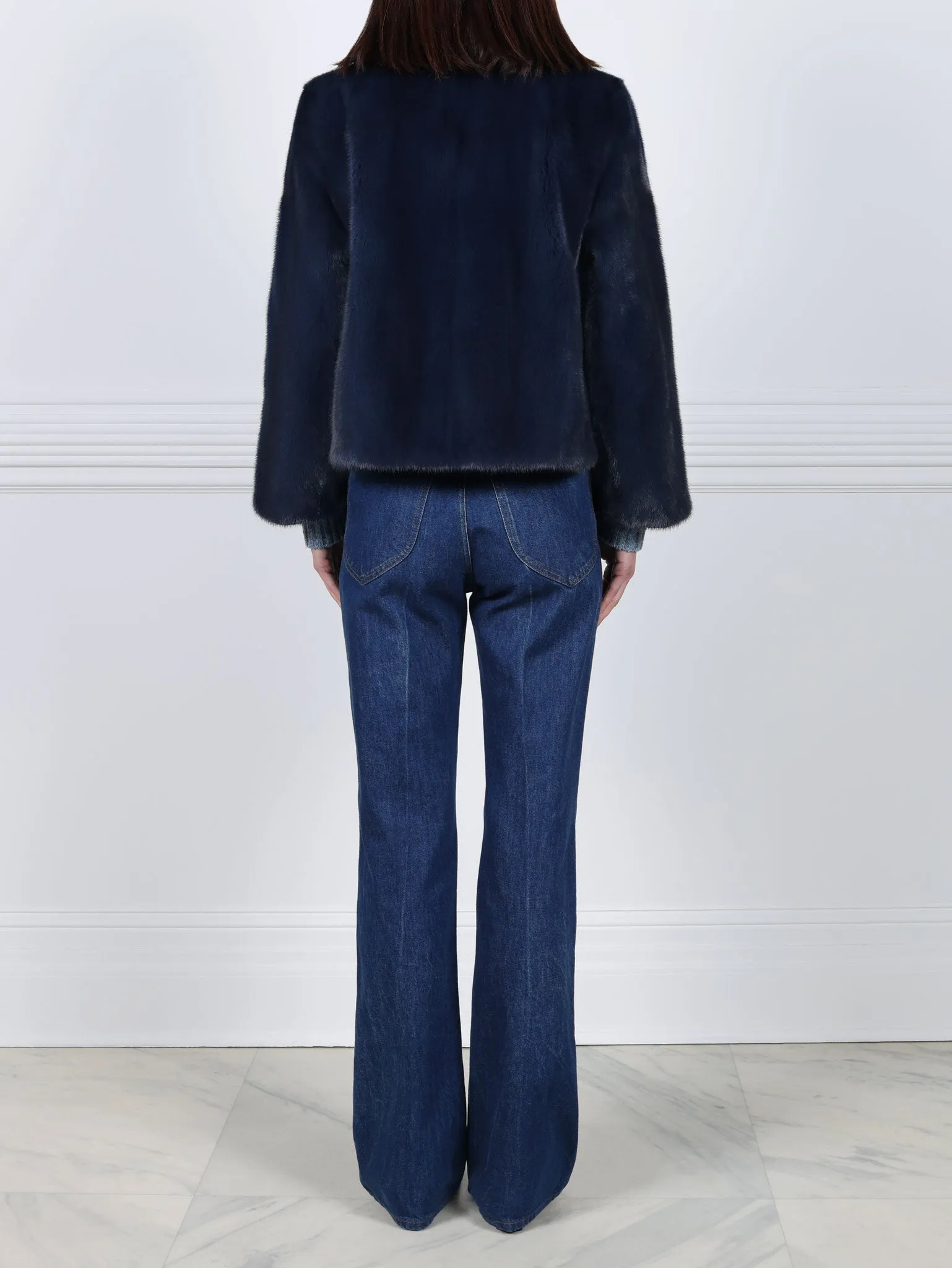 The Midnight Mink Fur Jacket sold by Pologeorgis product image thumbnail 4