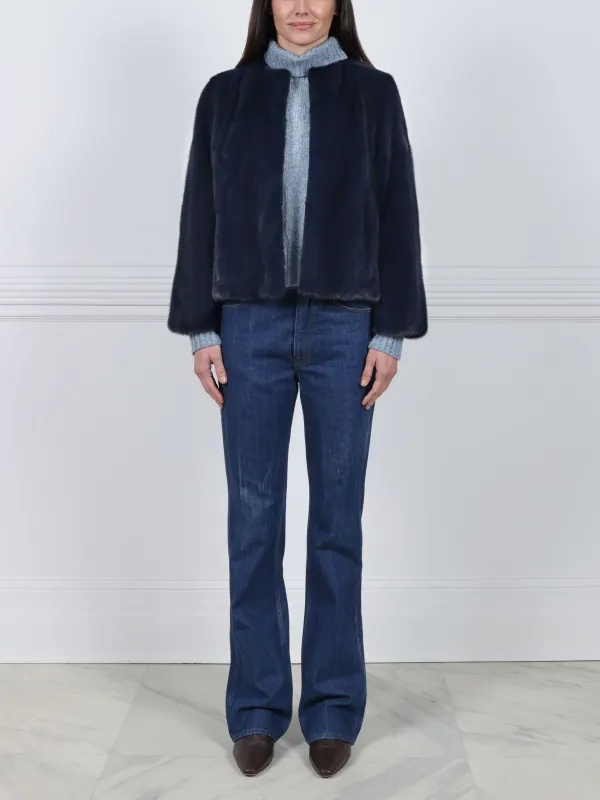 The Midnight Mink Fur Jacket sold by Pologeorgis