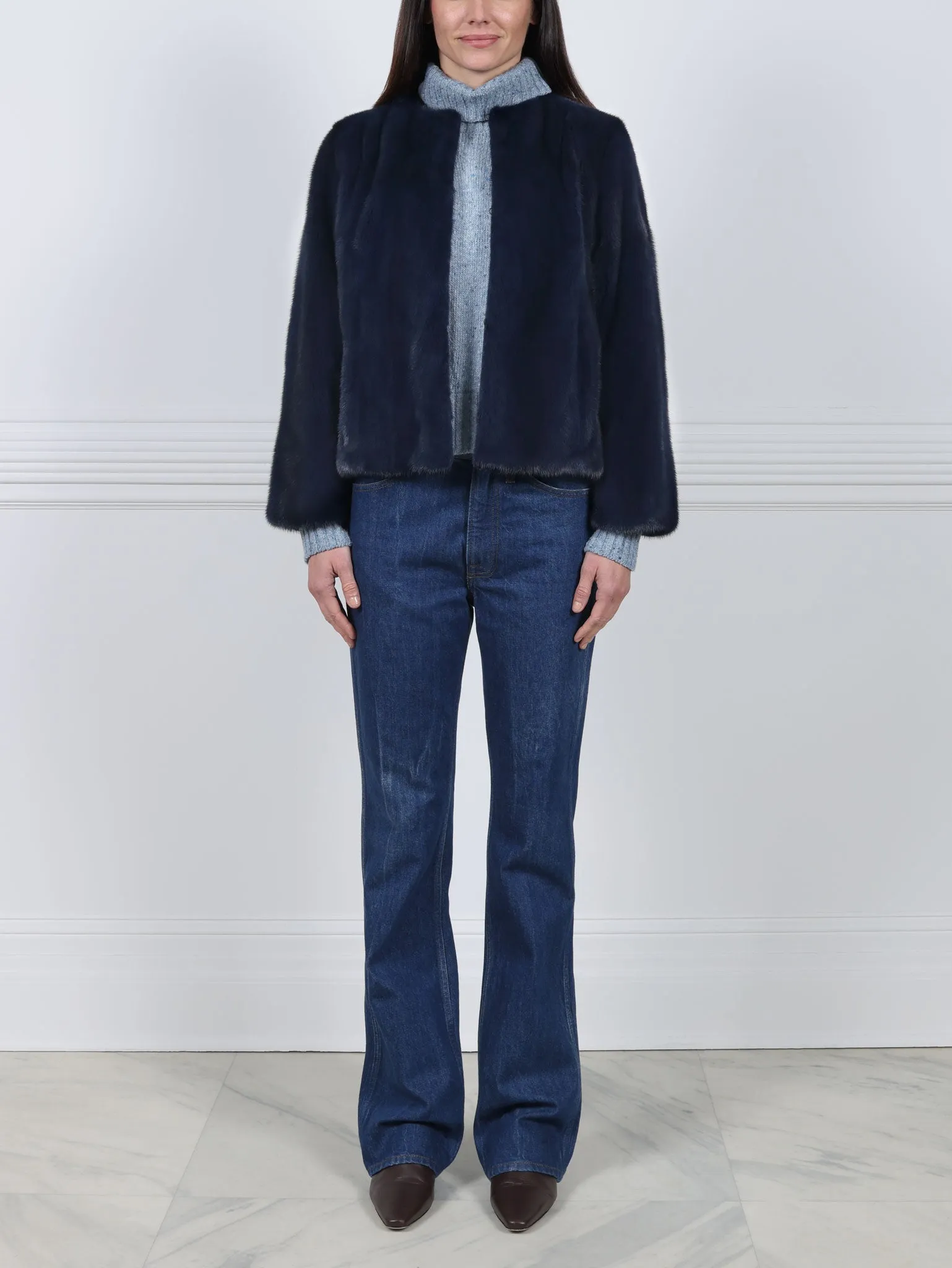 The Midnight Mink Fur Jacket sold by Pologeorgis