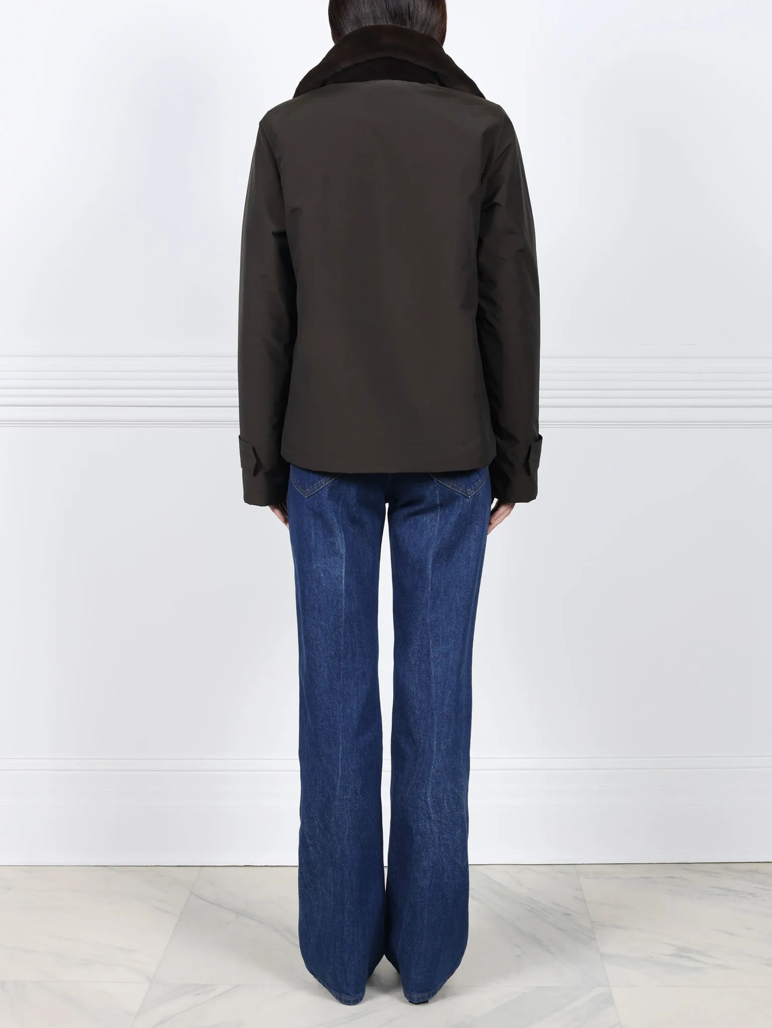 The Stormie Reversible Sheared Mink Jacket sold by Pologeorgis product image thumbnail 5