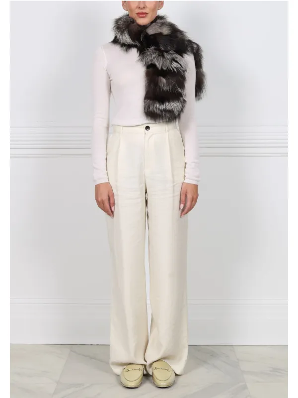 Upcycled Fox Fur Scarf sold by Pologeorgis