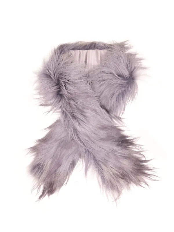 Long Hair Shearling Goat Scarf sold by Pologeorgis