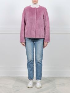 The Zinia Merino Shearling Jacket sold by Pologeorgis