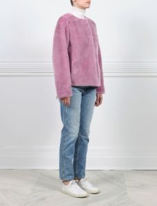 The Zinia Merino Shearling Jacket sold by Pologeorgis