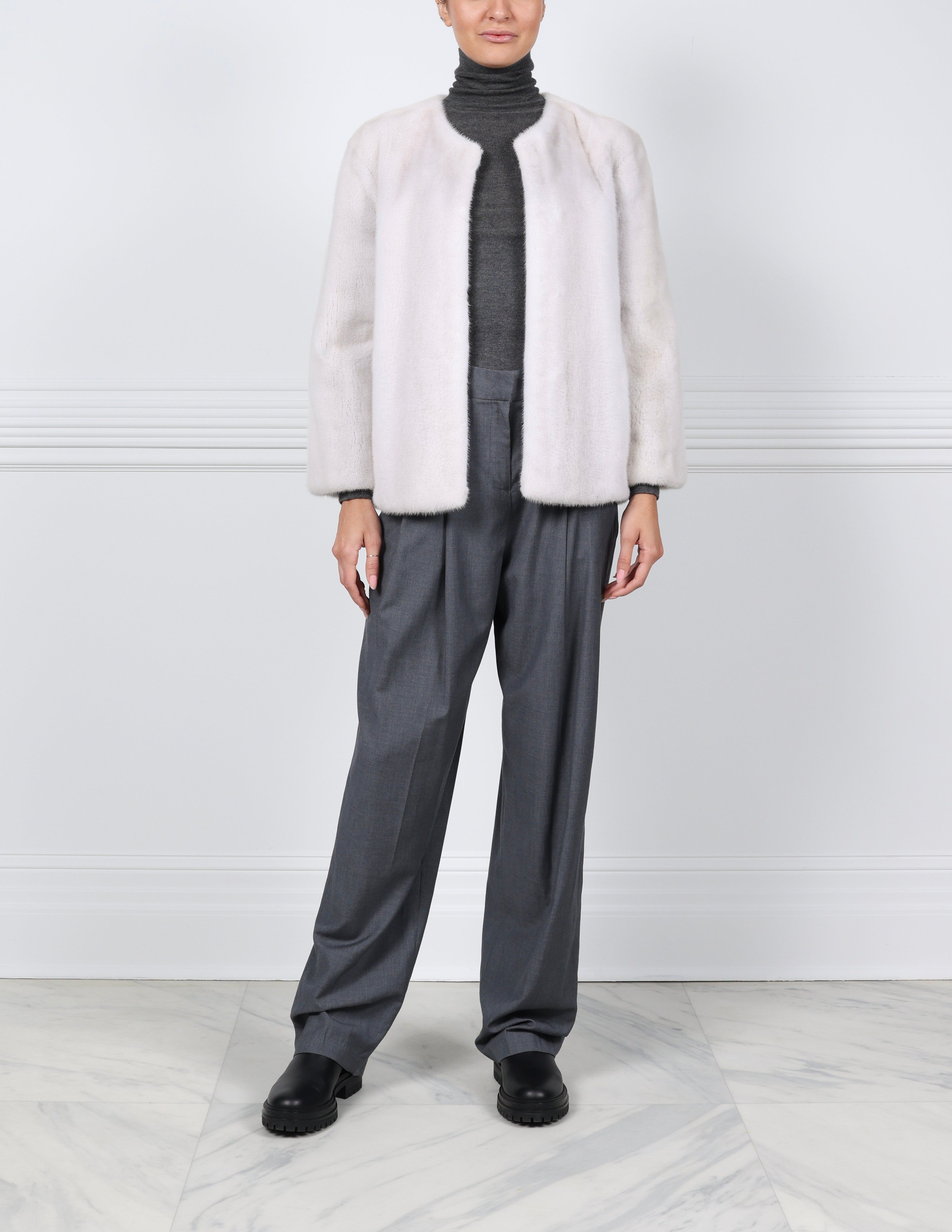 Azurine Mink Fur Jacket sold by Pologeorgis