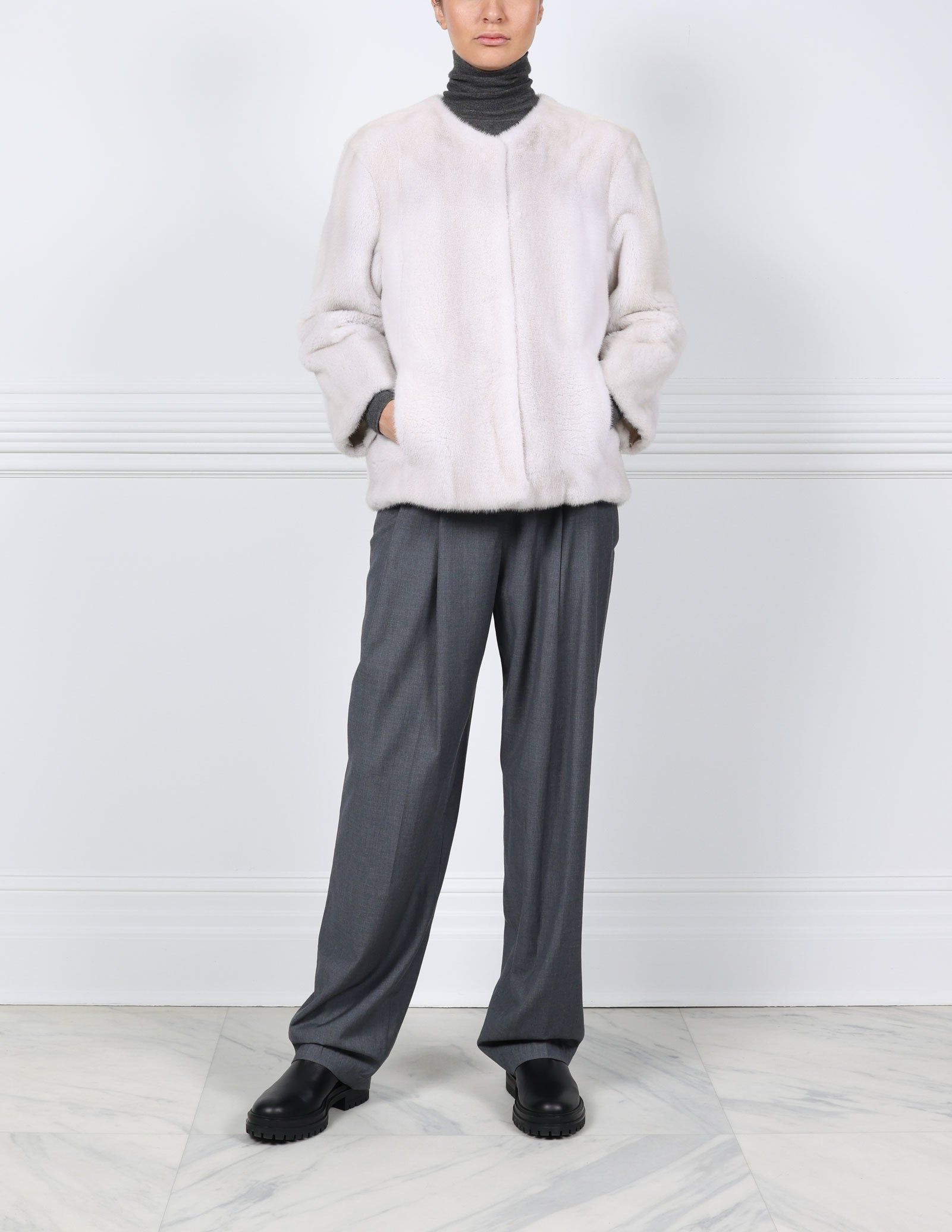 Azurine Mink Fur Jacket sold by Pologeorgis product image thumbnail 2