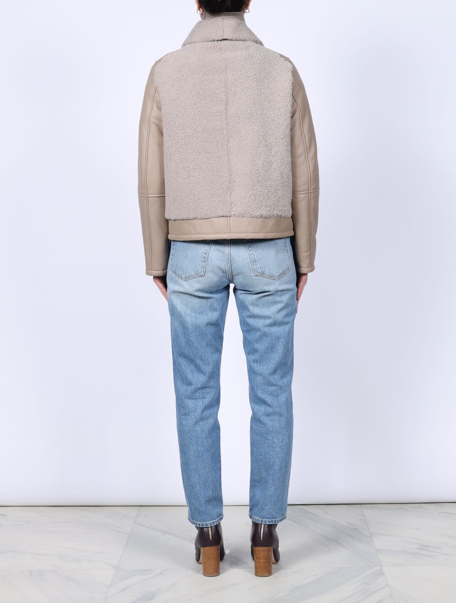 The Allison Leather & Shearling Jacket sold by Pologeorgis product image thumbnail 2