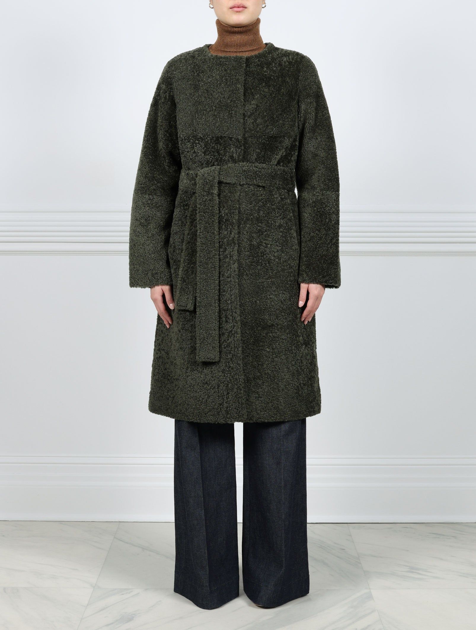 The Marilyn Long Reversible Shearling Coat sold by Pologeorgis product image thumbnail 2