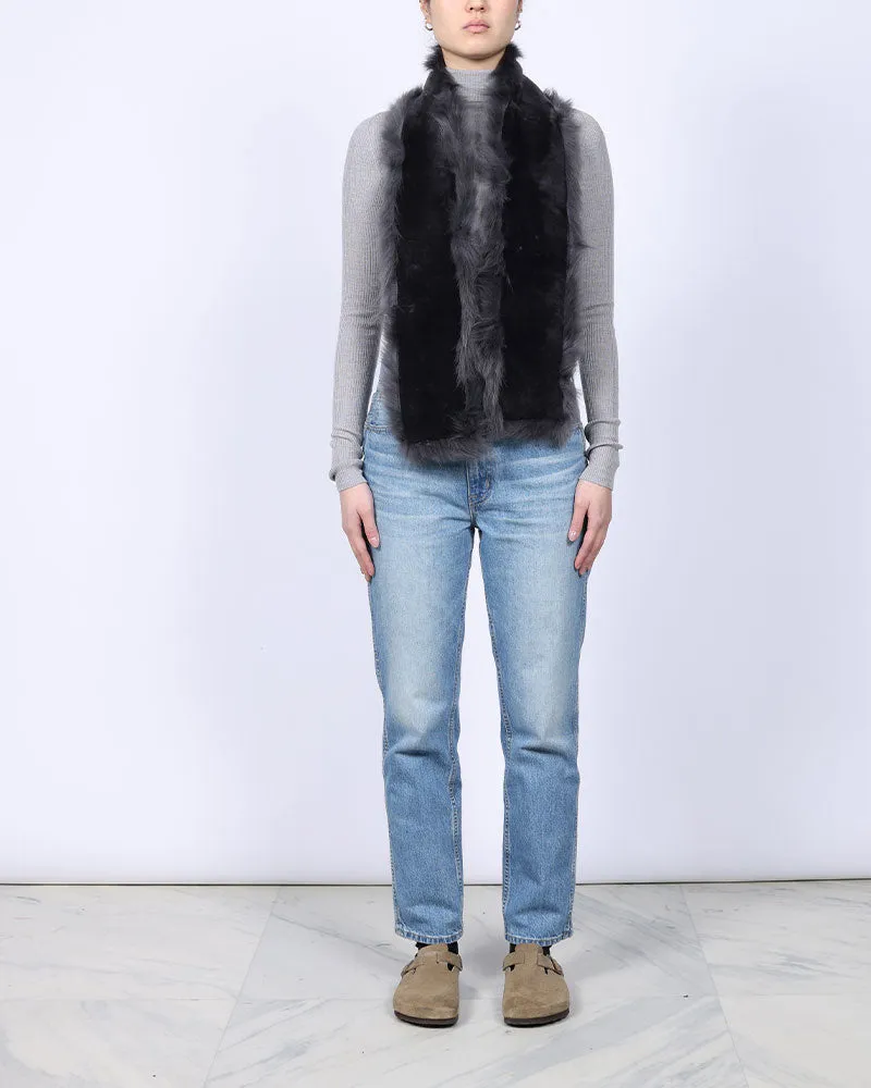 Toscana Trimmed Shearling Scarf sold by Pologeorgis